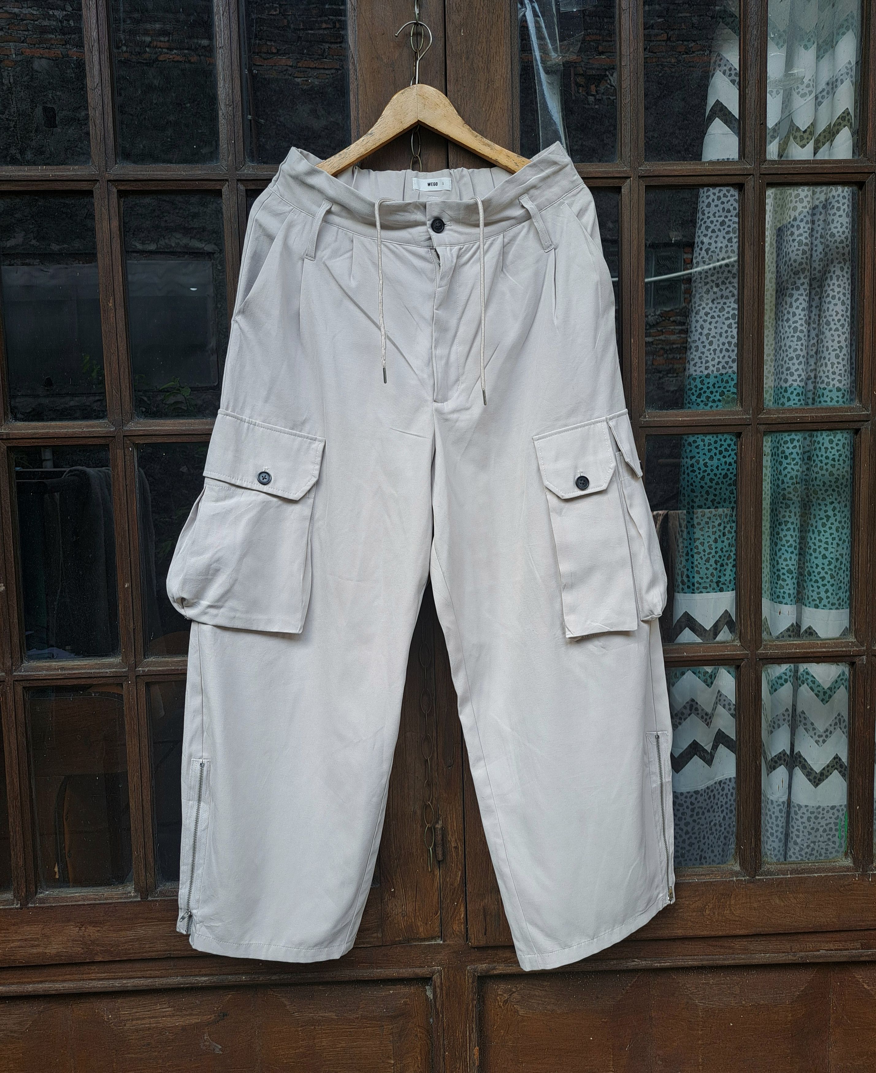 Japanese Brand Wego Cargo Baggy Pants Multipocket Mens Large Japan Size US 32 / EU 48 - 1 Thumbnail