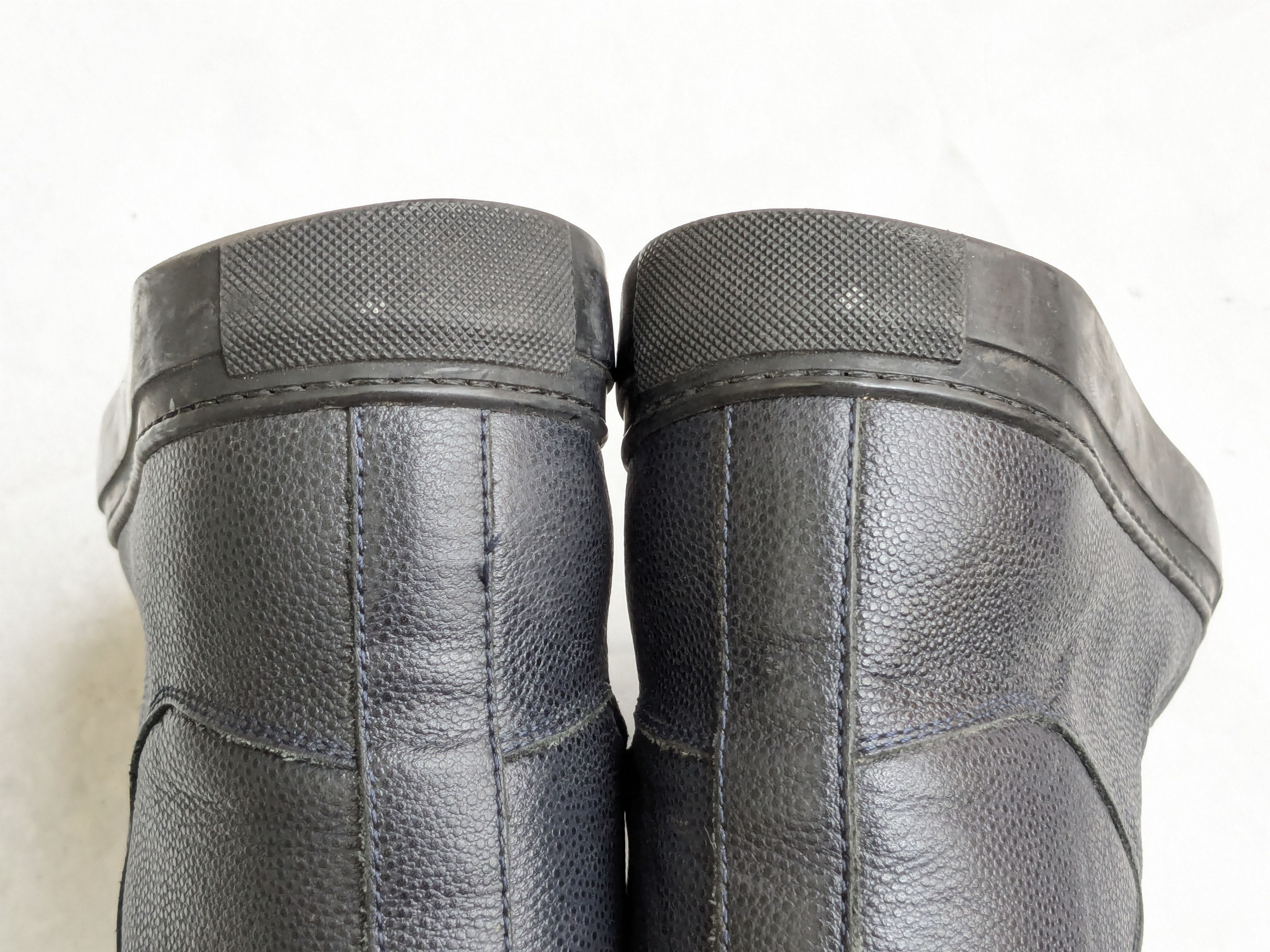 Balenciaga Balenciaga Arena Navy Blue Black 7 40 High Tops Leather Size US 8 / EU 41 - 13 Thumbnail