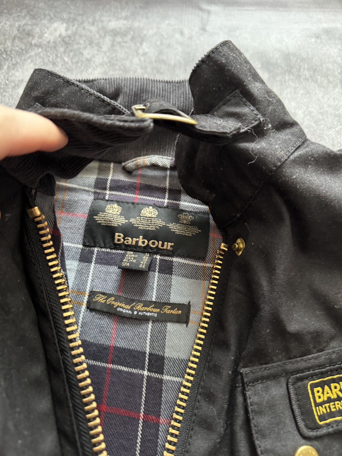 Barbour Barbour belted Wax Jacket Size 40 LWX00038K51 Size L / US 10 / IT 46 - 6 Thumbnail