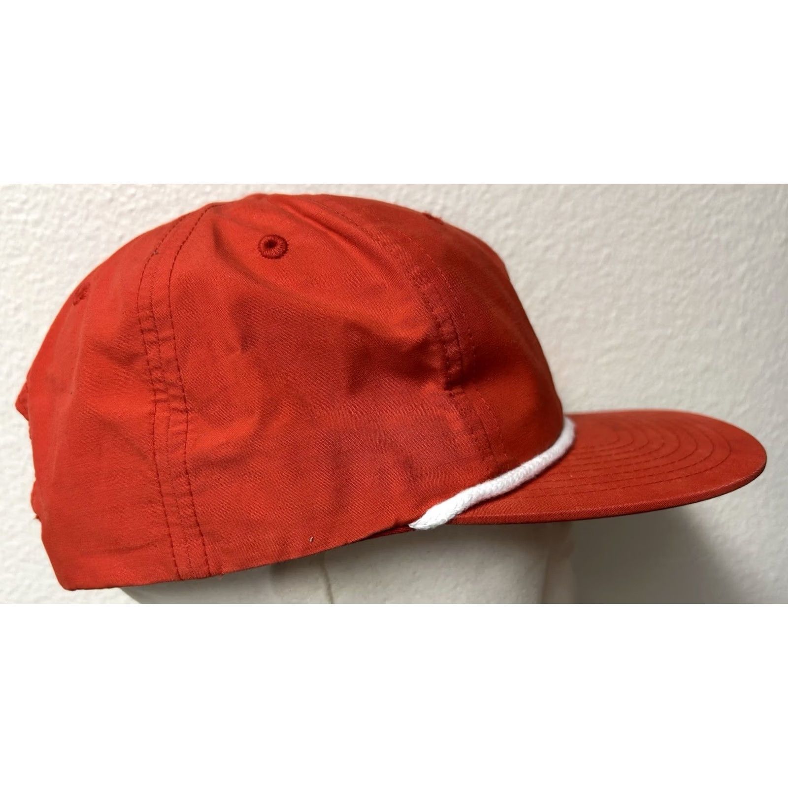 Vintage VINTAGE Hayden Lake Idaho Country Club Rope Snapback Hat Cap Red Unisex Adults One Size Embroidered Golf Size ONE SIZE - 3 Thumbnail