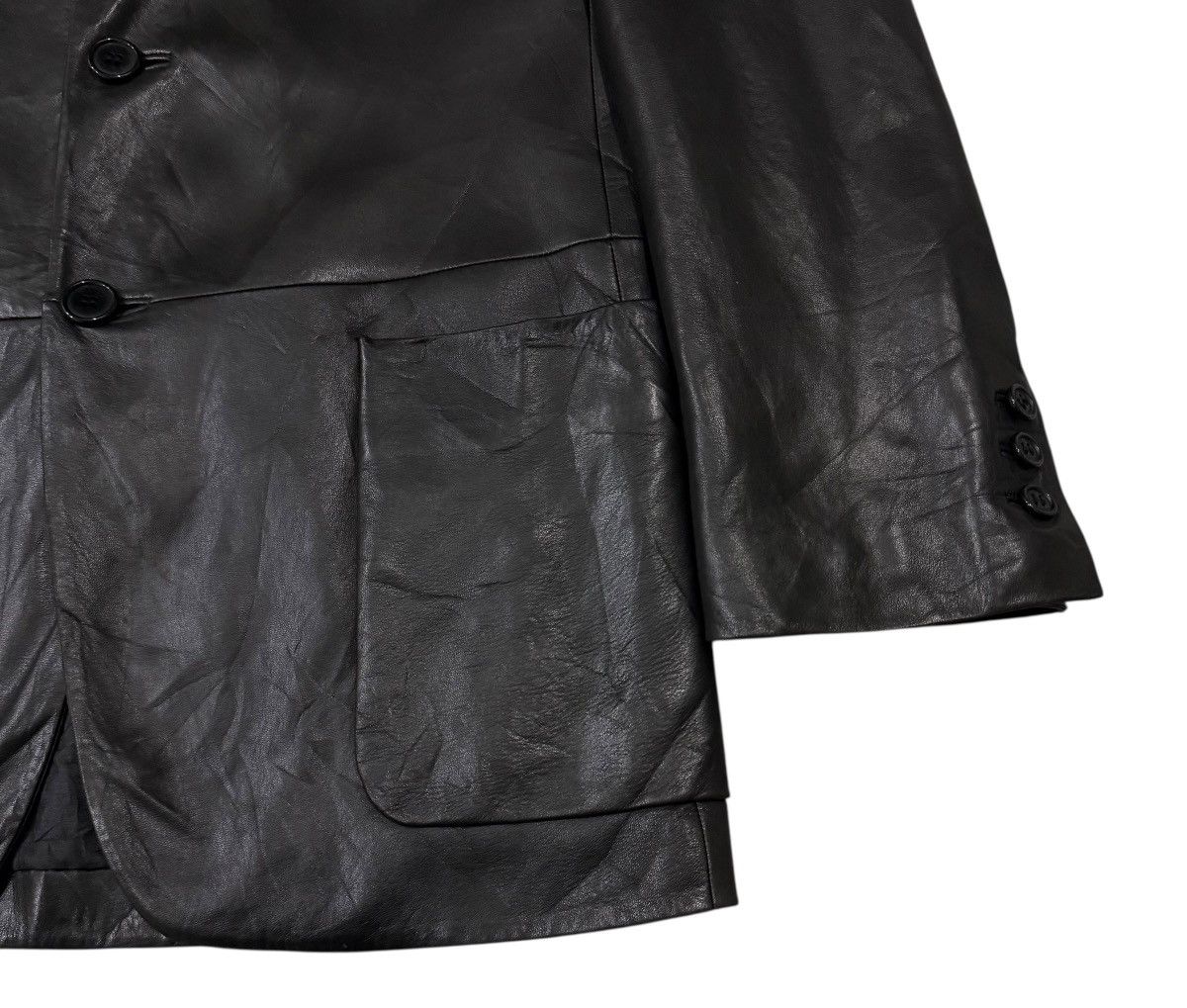 Loewe Vintage Loewe Madrid Lamb Leather Buttons Jacket Size US M / EU 48-50 / 2 - 3 Thumbnail