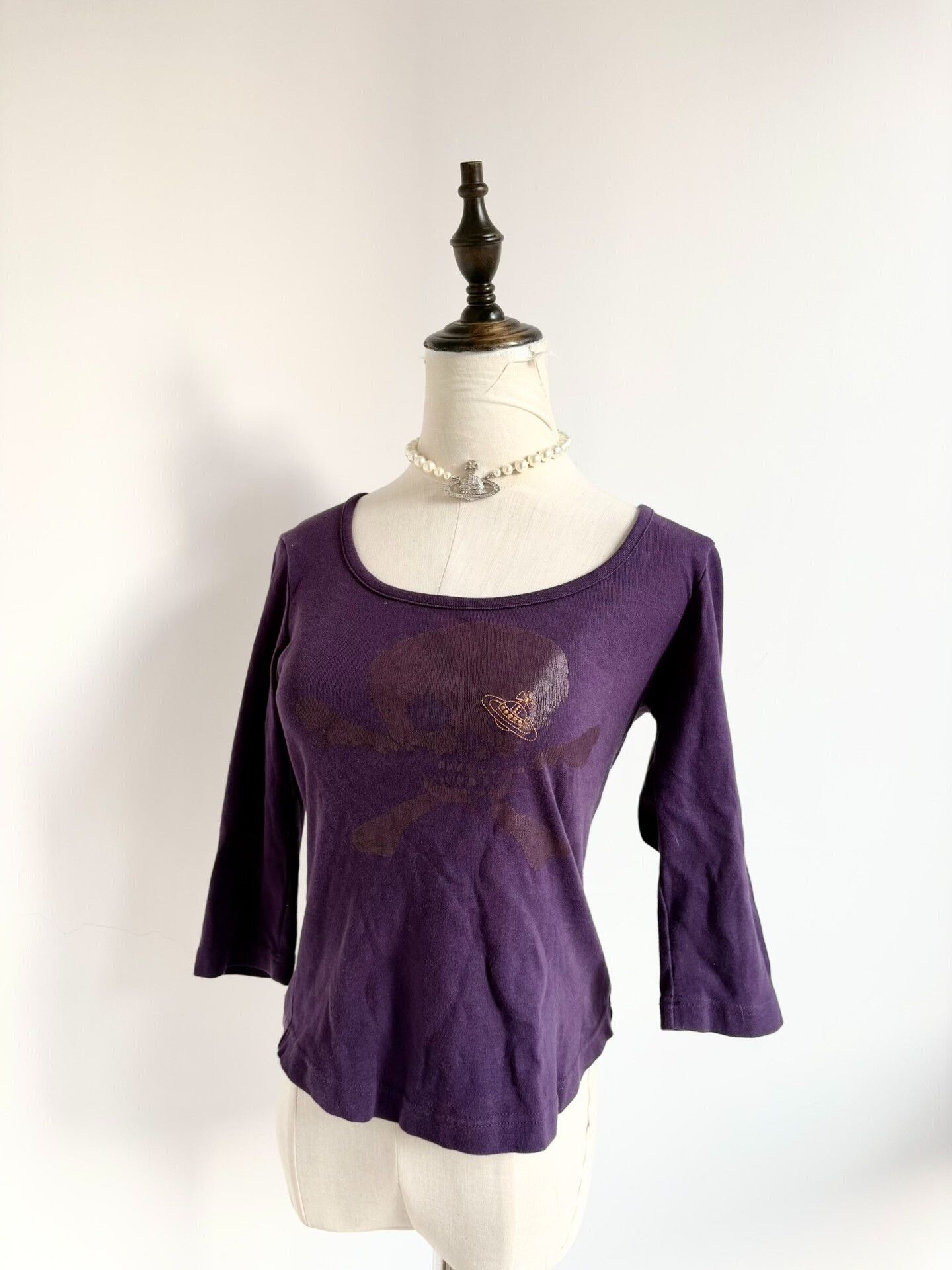 Vivienne Westwood Vivienne Westwood Purple Skull Top Size M / US 6-8 / IT 42-44 - 1 Thumbnail