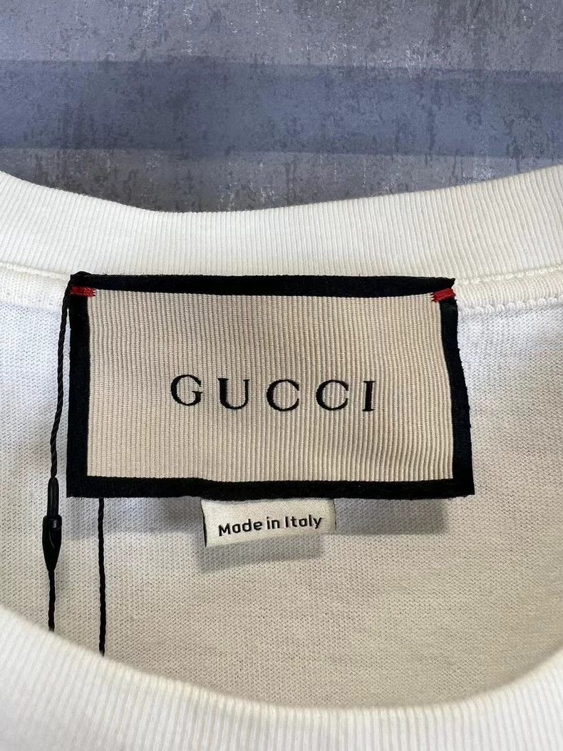 Gucci Gucci Red and blue striped LOGO short sleeves 2503-Nextarr Size US XL / EU 56 / 4 - 4 Thumbnail