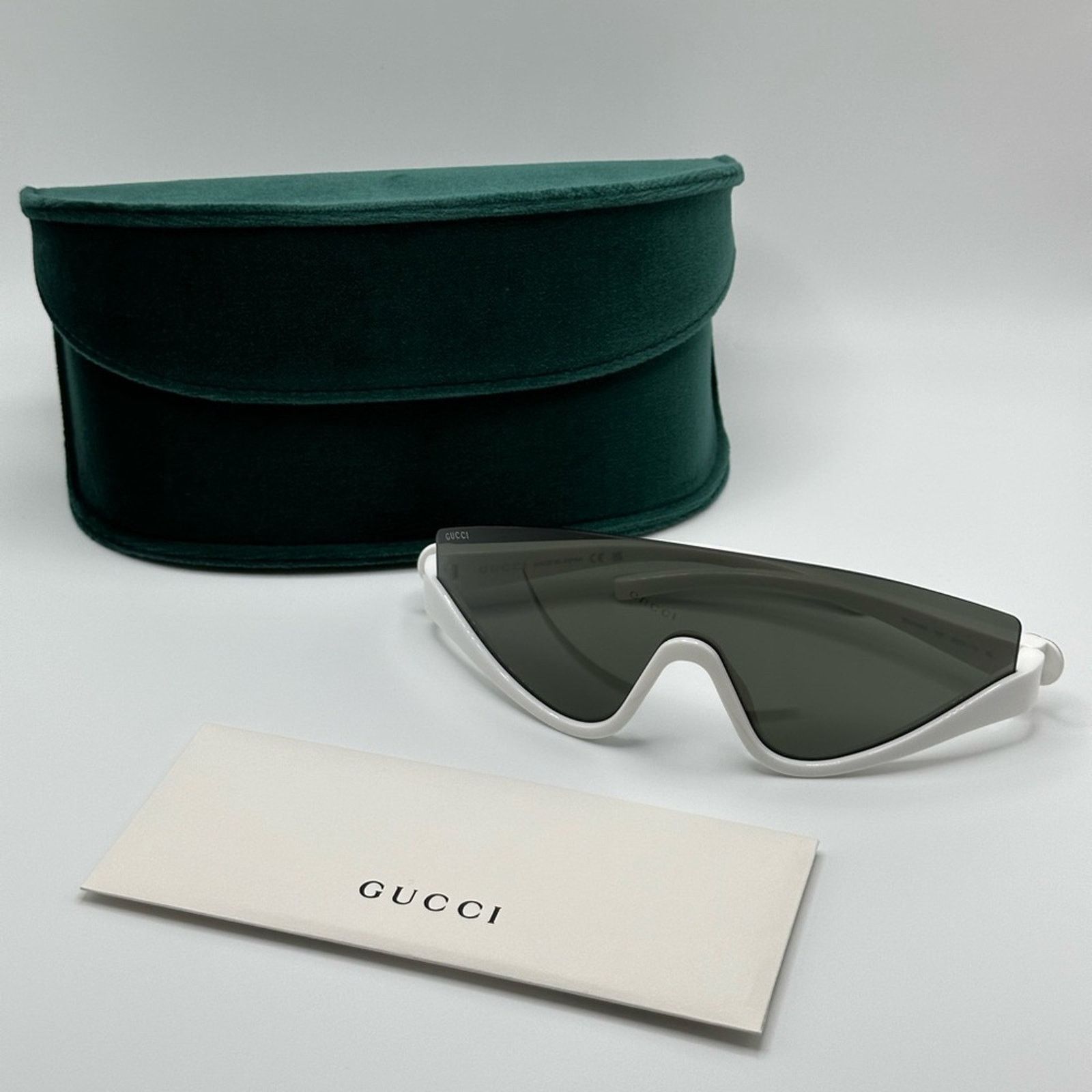 Gucci BRAND NEW GUCCI GG1650S 007 White Grey Unisex Sunglasses Size ONE SIZE - 10 Thumbnail