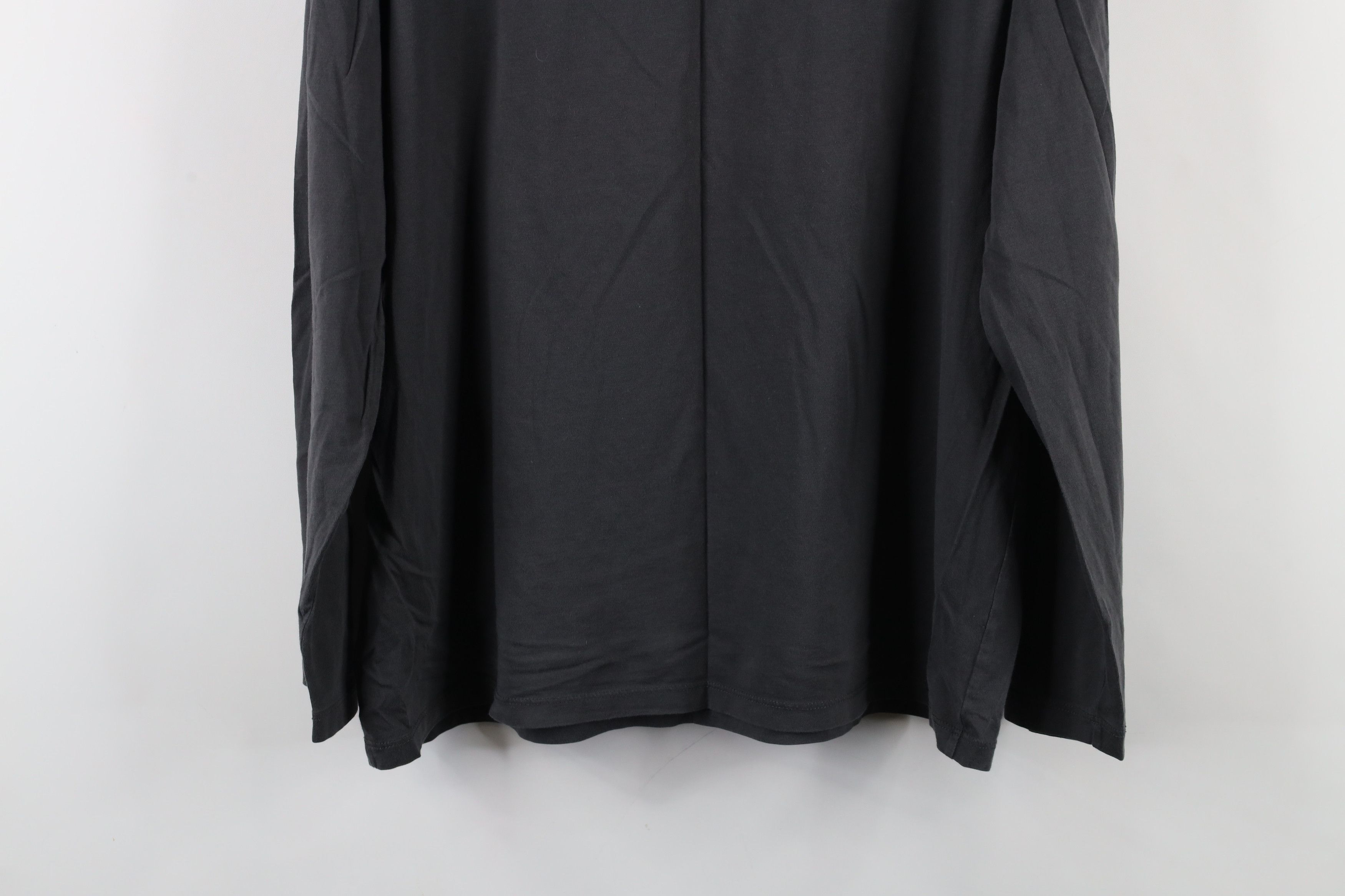 Vintage Figs Scrubs Pima Cotton Long Sleeve T-Shirt Dark Gray Size XL / US 12-14 / IT 48-50 - 14 Thumbnail