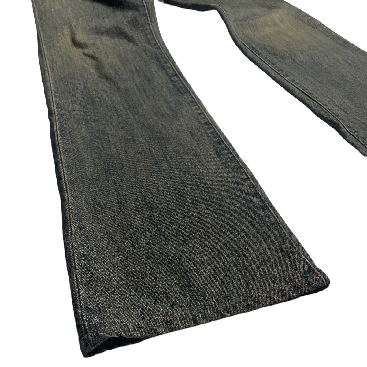 If Six Was Nine 🇯🇵 VINTAGE GOLD RUSH RUSTY MUD WASHED DENIM PANTS Size US 30 / EU 46 - 7 Thumbnail