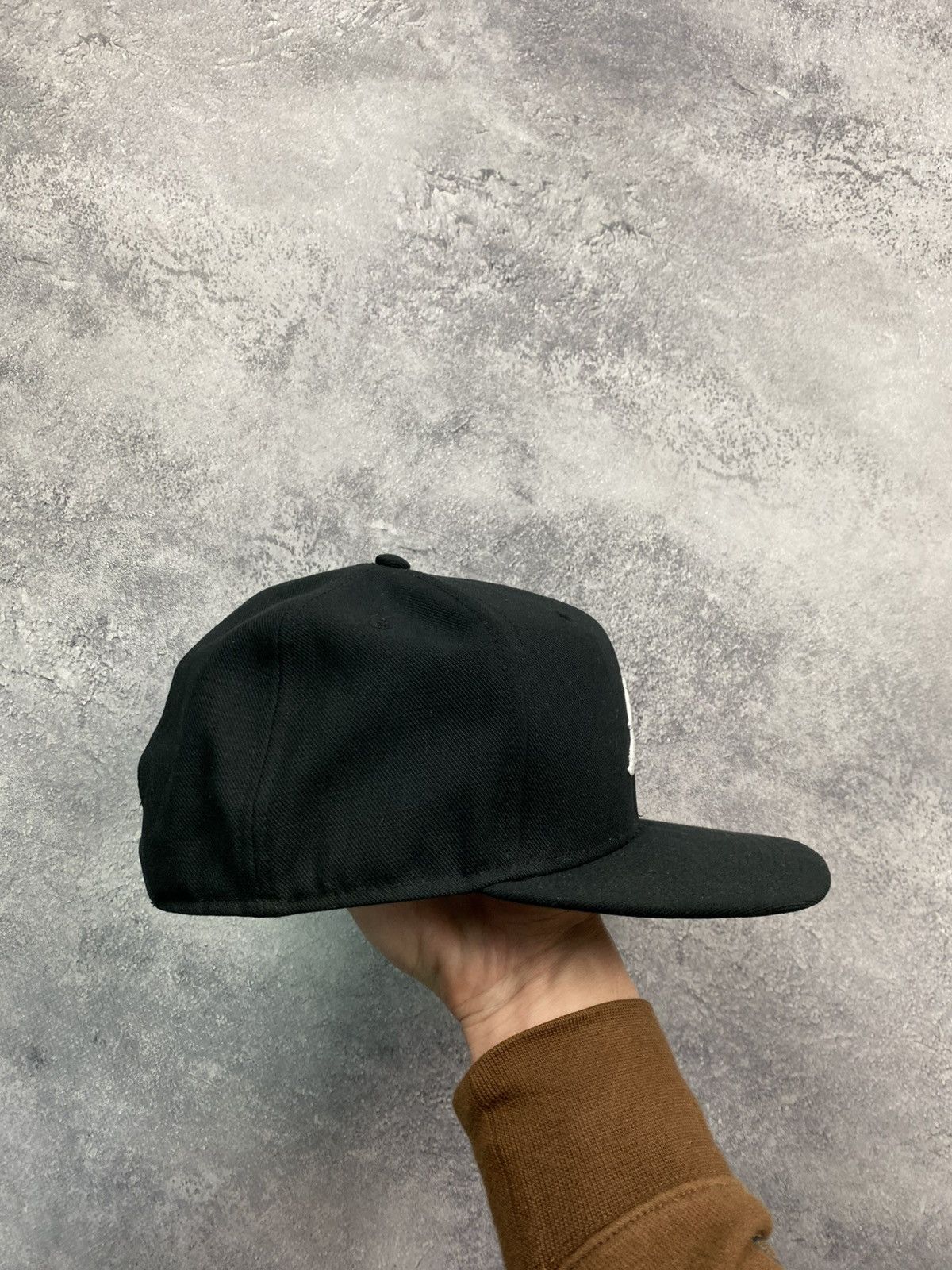 Jordan Brand Vintage Nike Jordan Cap snapback baseball y2k black hat Size ONE SIZE - 4 Thumbnail