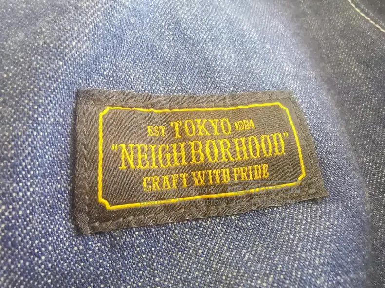 Neighborhood Denim Jacket with Chinese Buttons, Size M