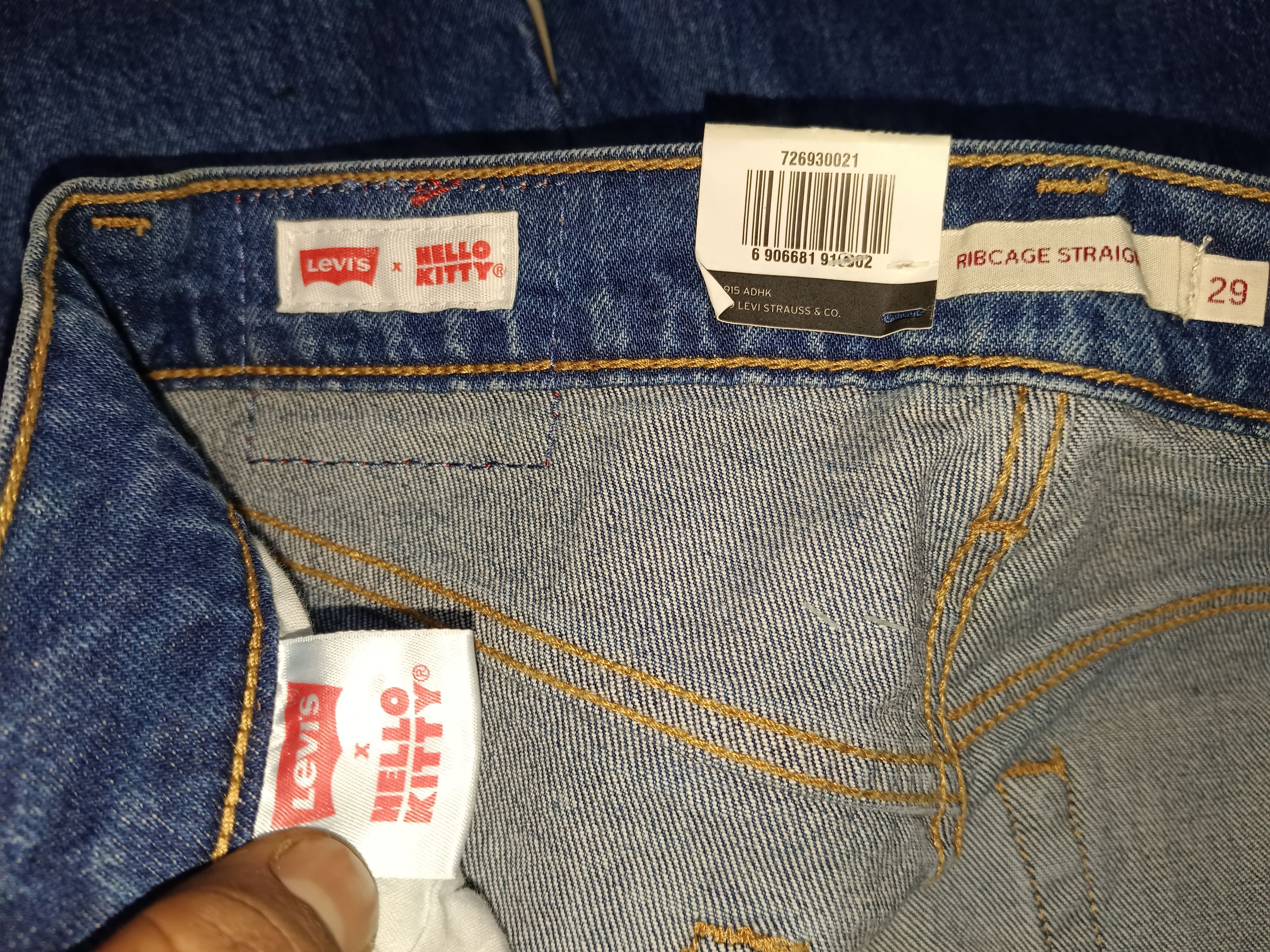 Levi's Rare Levis X Hello Kitty Jeans Size US 29 - 10 Thumbnail