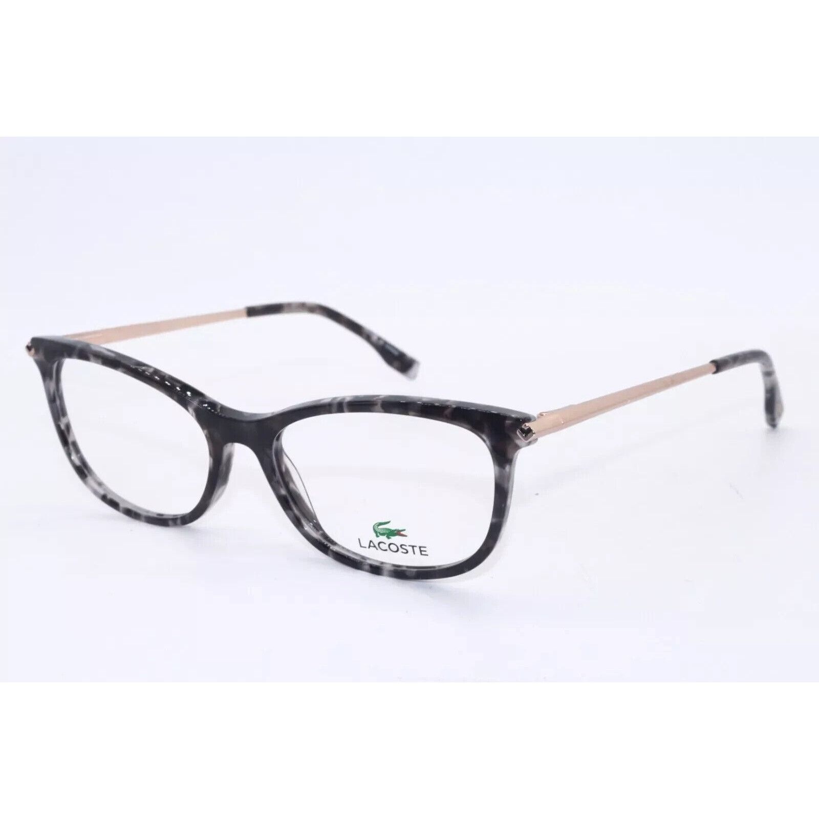 Lacoste LACOSTE L 2863 215 GREY HAVANA GOLD AUTHENTIC EYEGLASSES Size ONE SIZE - 1 Thumbnail
