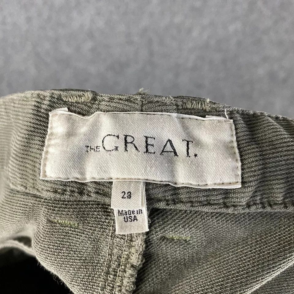 THE GREAT The Great Pants Women's 28 Skinny Chino Tencel Cotton Casual Size 28" / US 6 / IT 42 - 8 Thumbnail
