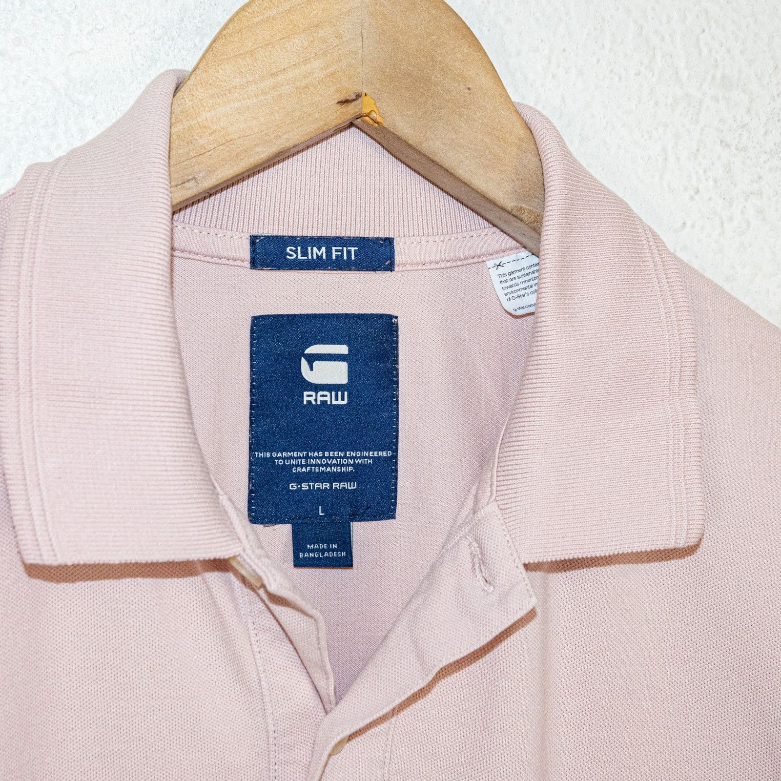 G-Star G Star RAW Men's Core Pocket Polo Short Sleeve in Pink Size US L / EU 52-54 / 3 - 5 Thumbnail