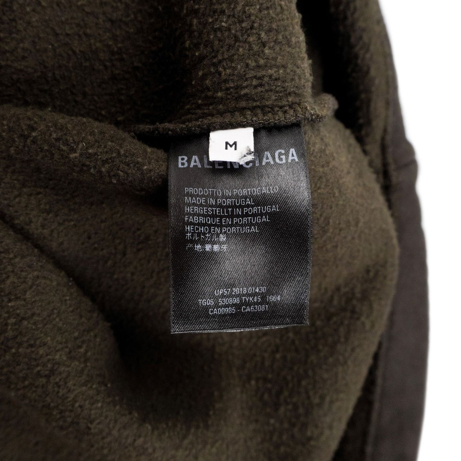 Balenciaga Universal Flow Back Logo Brown Sweatshirt Hoodie