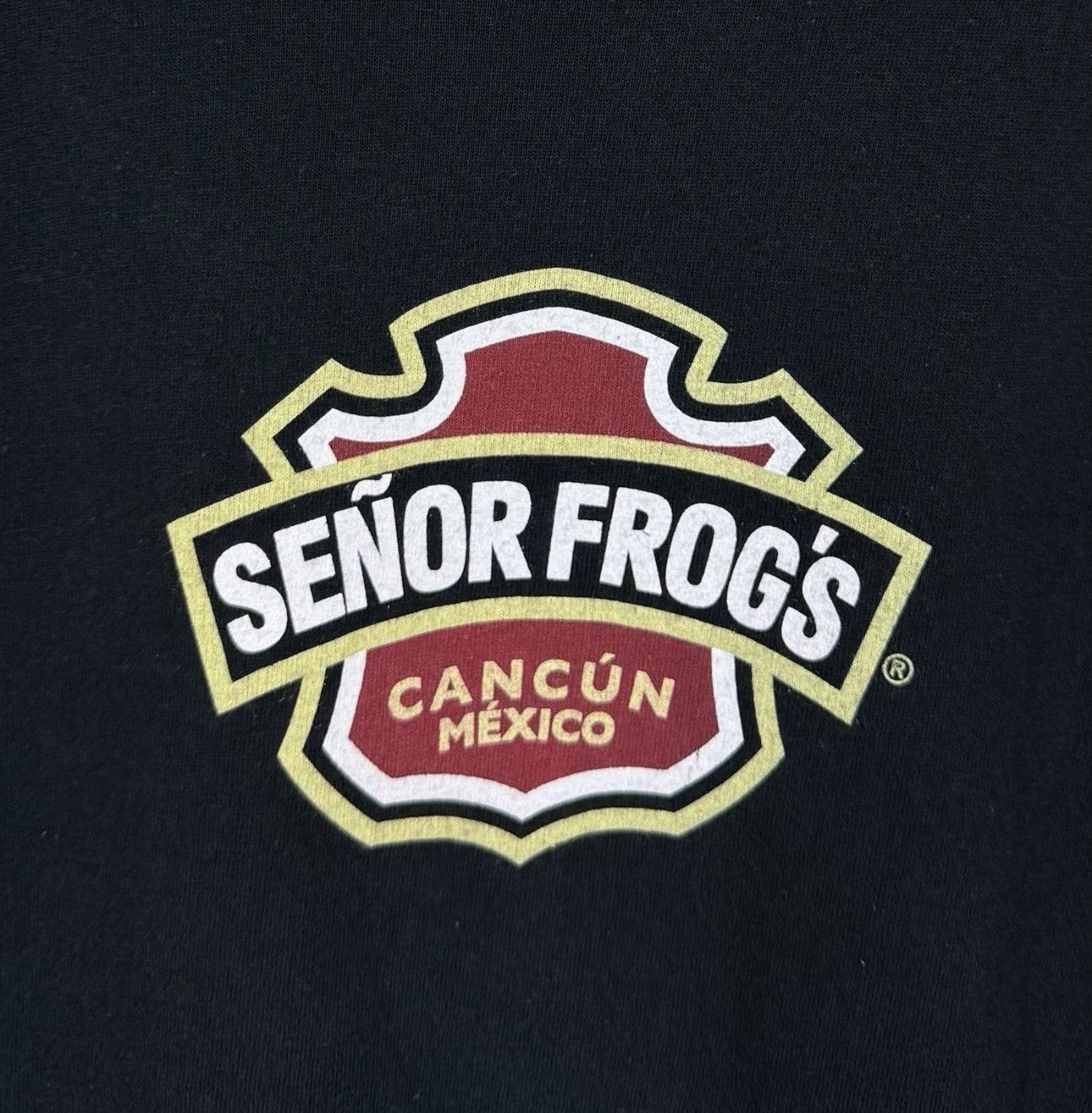 Other Senor Frog's Cancun Mexico Short Sleeve T-shirt Black Top Size US S / EU 44-46 / 1 - 3 Thumbnail