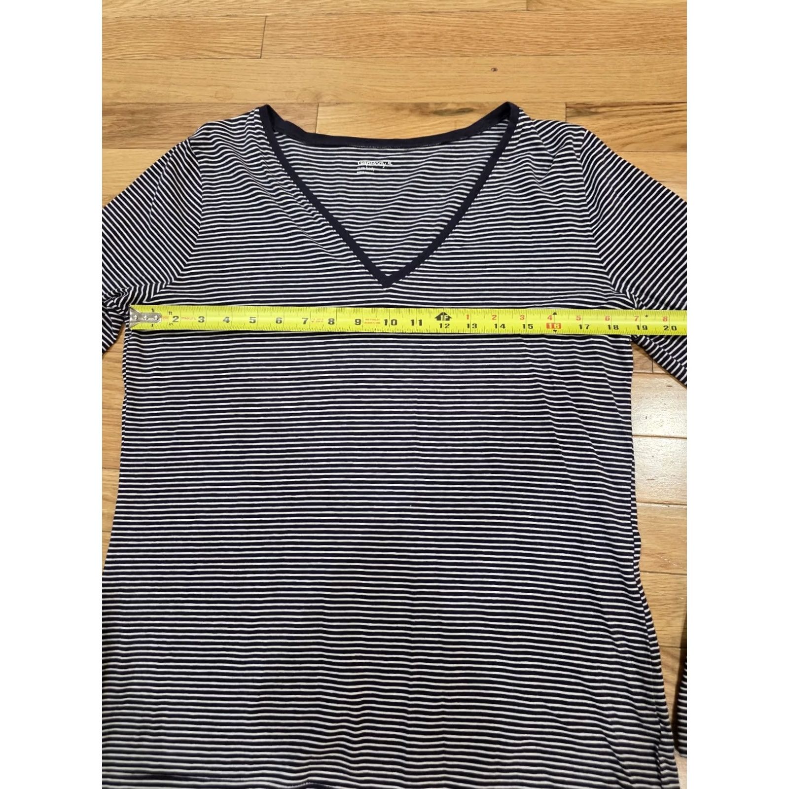Gap GAP Body Pure Body Nightgown Sleep Shirt Striped XL Navy Blue & White Womens Sleep Shirt Size XL / US 12-14 / IT 48-50 - 5 Thumbnail