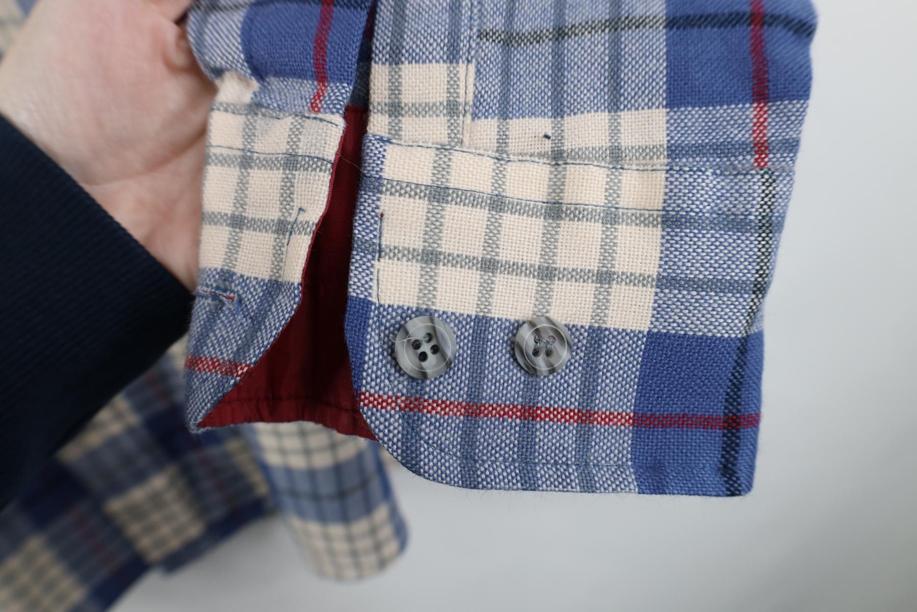 Vintage Vintage 70s 80s Streetwear Knit Board Collared Button Shirt Size US XL / EU 56 / 4 - 7 Thumbnail