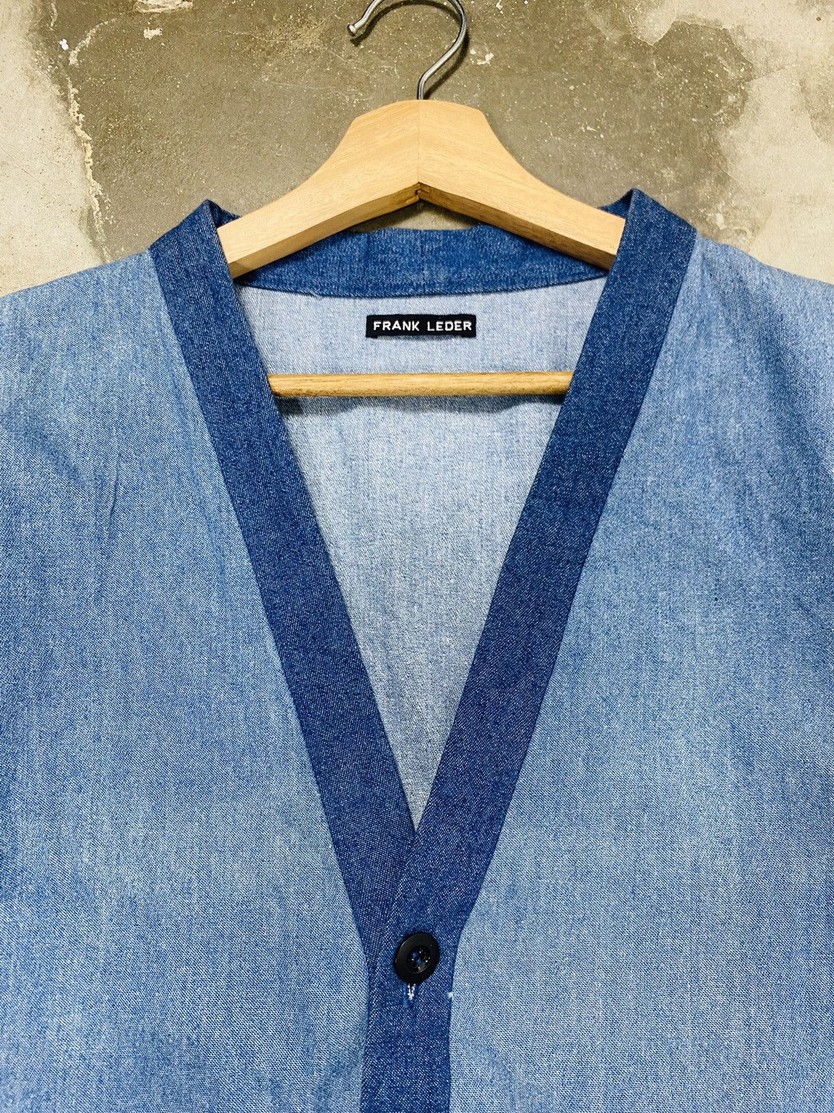 Frank Leder A08 Rare-Frank Leder Sunfaded Cardigan Size US L / EU 52-54 / 3 - 8 Thumbnail