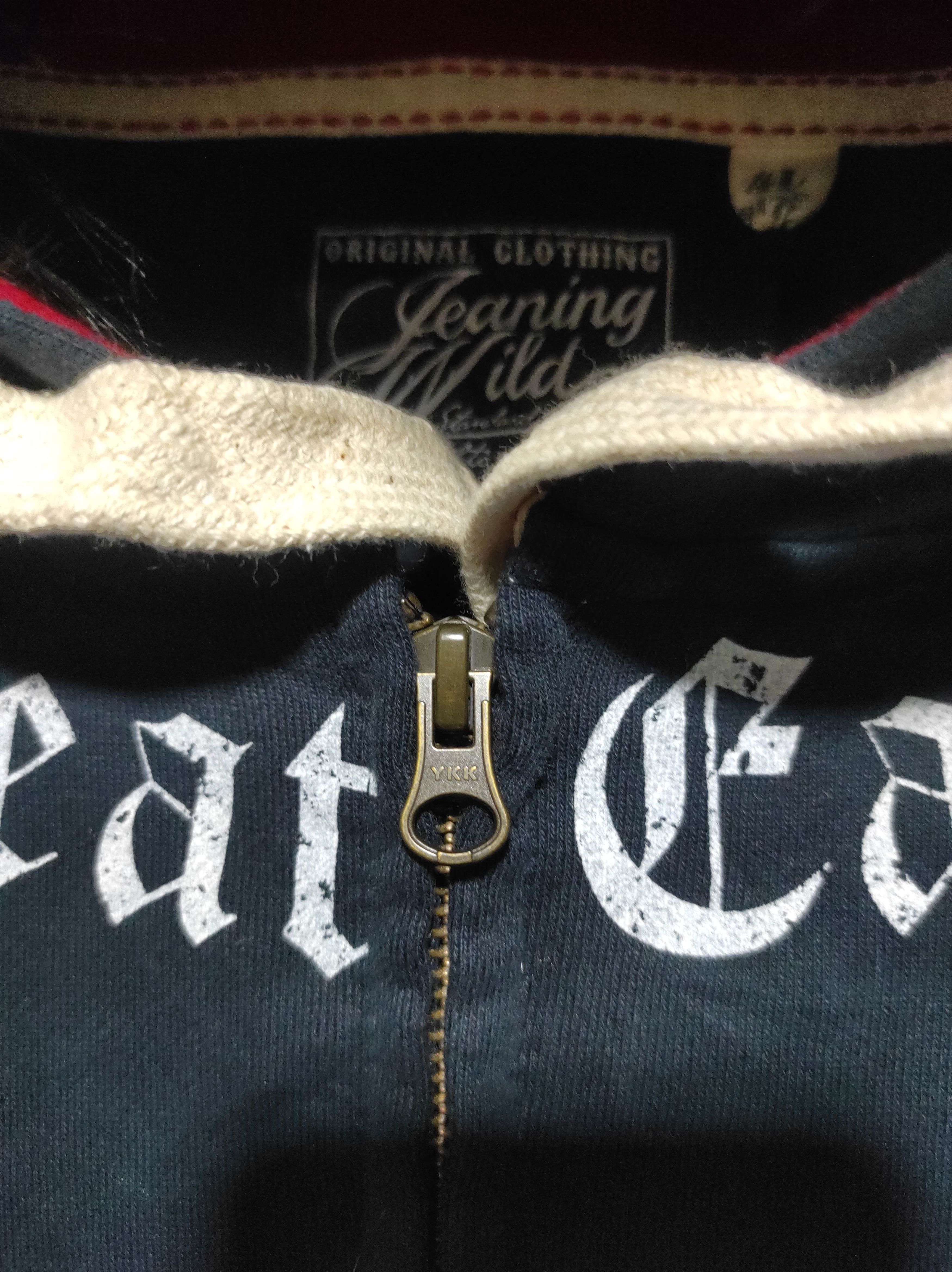 Hysteric Glamour Jeaning Wild Poem Zipper Fur Hoodie LGB style Dark Navy Size US L / EU 52-54 / 3 - 10 Thumbnail