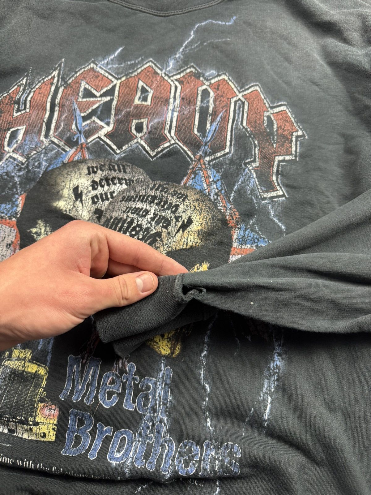 Dsquared2 VINTAGE DSQUARED HEAVY METAL BROTHERS Y2K ROCK SWEATSHIRT 00 Size US L / EU 52-54 / 3 - 4 Thumbnail