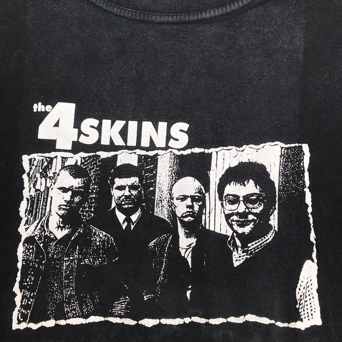 Band Tees × Vintage Vintage The 4 Skins Tshirt Skinhead Tag cotton and star Band Size US S / EU 44-46 / 1 - 9 Thumbnail