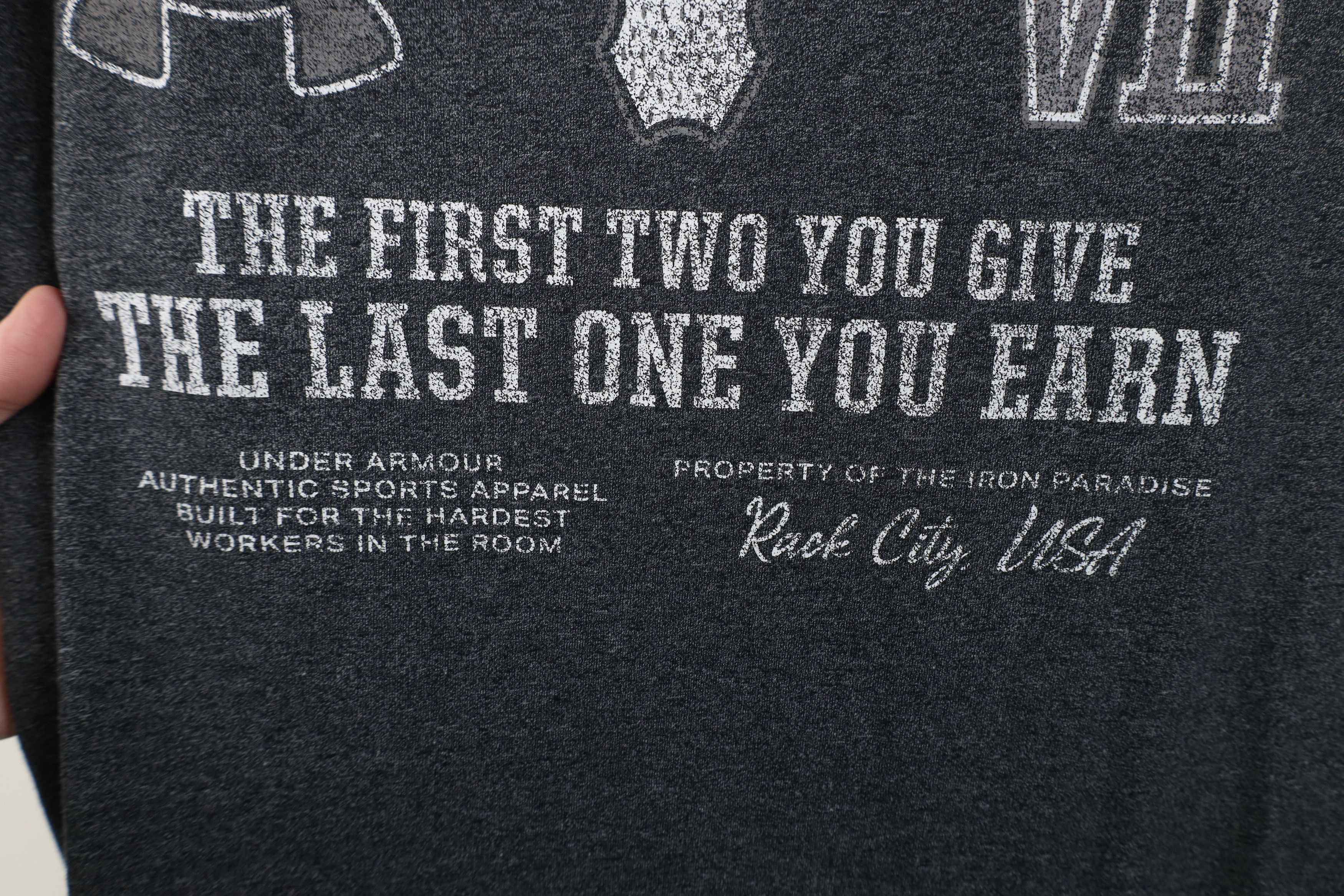 Under Armour Under Armour x Project Rock Blood Sweat Respect Gym T-Shirt Size US L / EU 52-54 / 3 - 5 Thumbnail