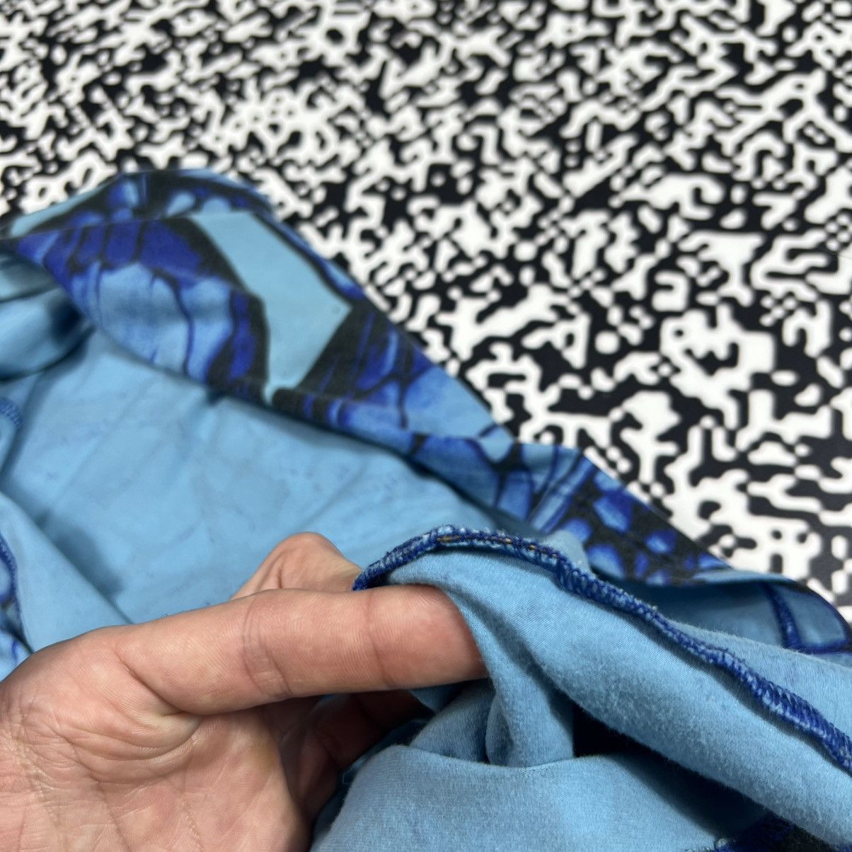 Just Cavalli Vintage Y2K Just Cavalli Abstract Floral Print Luxury Tshirt Size L / US 10 / IT 46 - 13 Thumbnail
