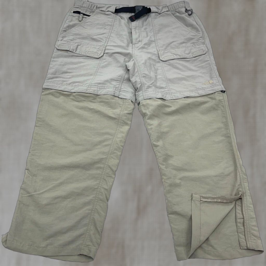 The North Face The North Face Pants Men XL 38x28 Tan Gray Convertible Outdoors Hiking Nylon Size US 36 / EU 52 - 1 Thumbnail