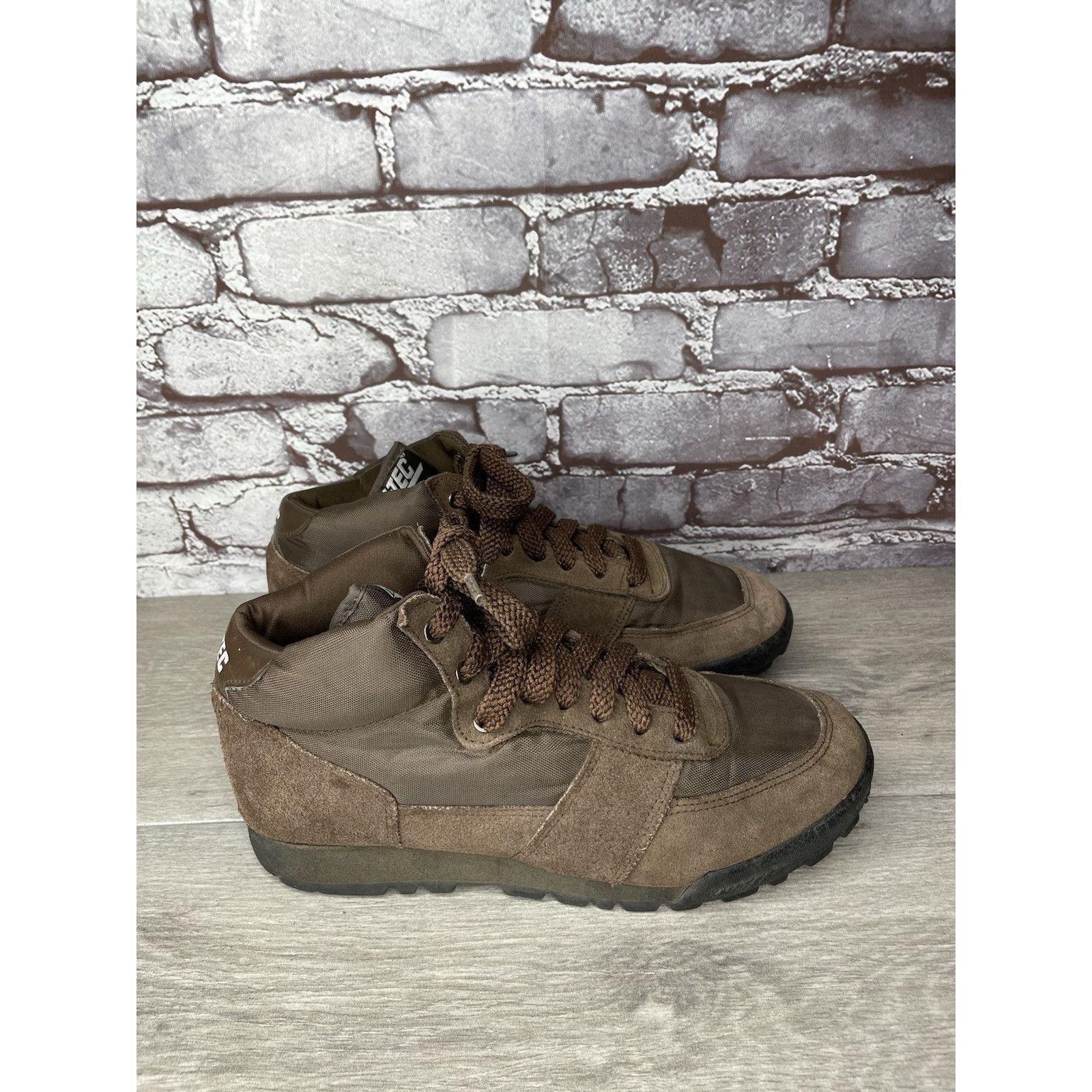Hi Tec Hi-Tec Shasta Brown Mesh Suede Mid Lace Up Hiking Boots Wome Size US 9.5 / IT 39.5 - 17 Thumbnail