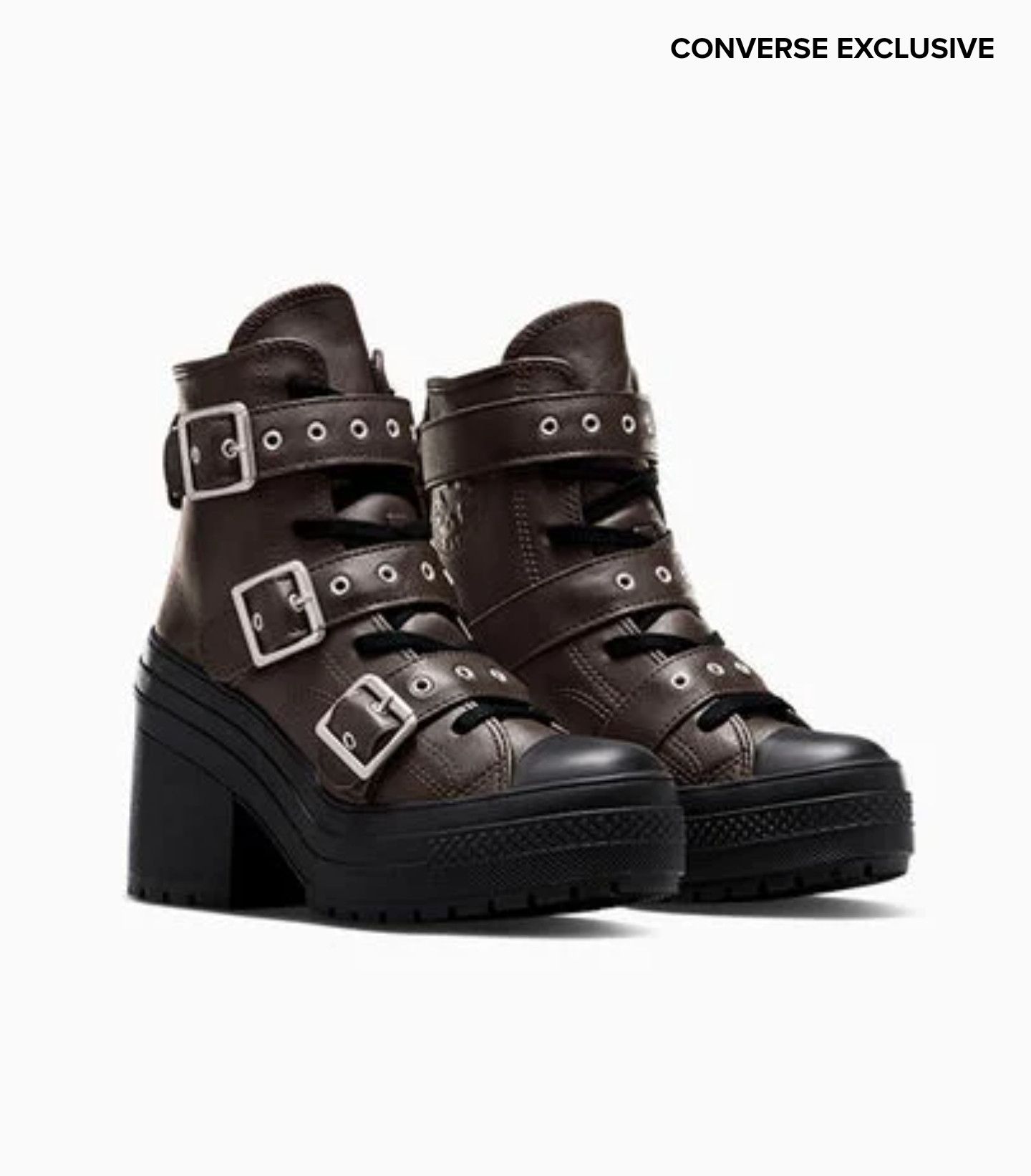 Converse CONVERSE Chuck 70 De Luxe Leather/Buckles High Top, Platform Size US 5.5 / IT 35.5 - 9 Thumbnail