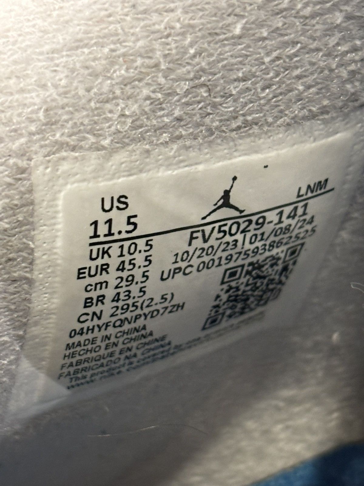 Jordan Brand Jordan 4 Retro ‘Military Blue’ Size US 11.5 / EU 44-45 - 6 Thumbnail