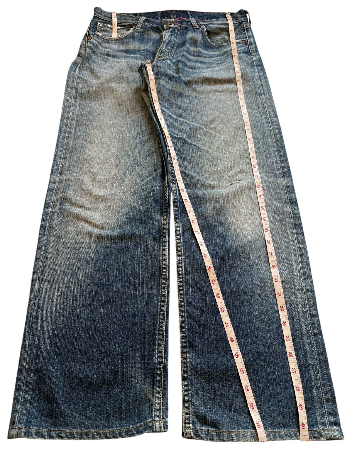 Levi's Vintage 90s Levis 503 Mud Wash Distressed Loose Baggy Jeans Size US 32 / EU 48 - 13 Thumbnail