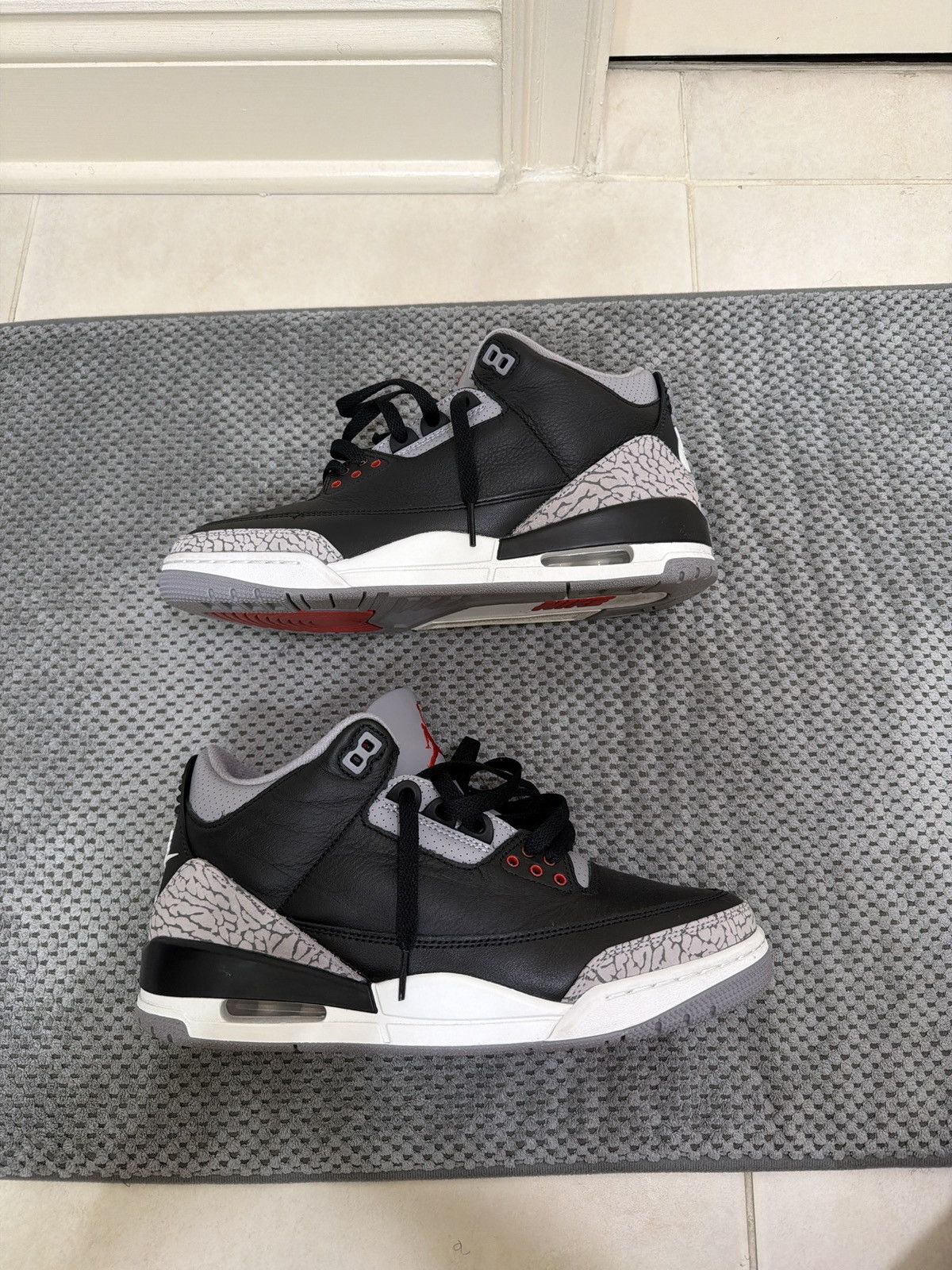 Jordan Brand Jordan 3 Black Cement Size US 9 / EU 42 - 6 Thumbnail