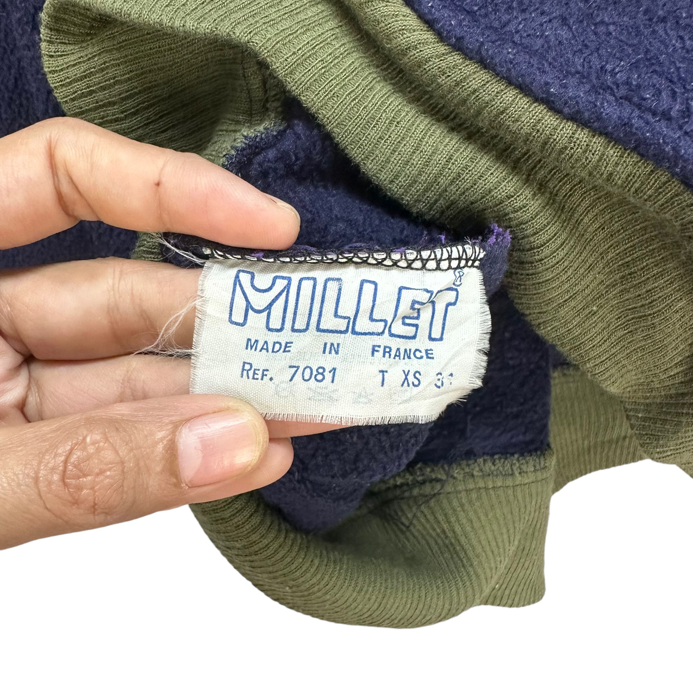 Japanese Brand MILLET NICE DESIGN FLEECE #8059-199 Size US S / EU 44-46 / 1 - 8 Thumbnail