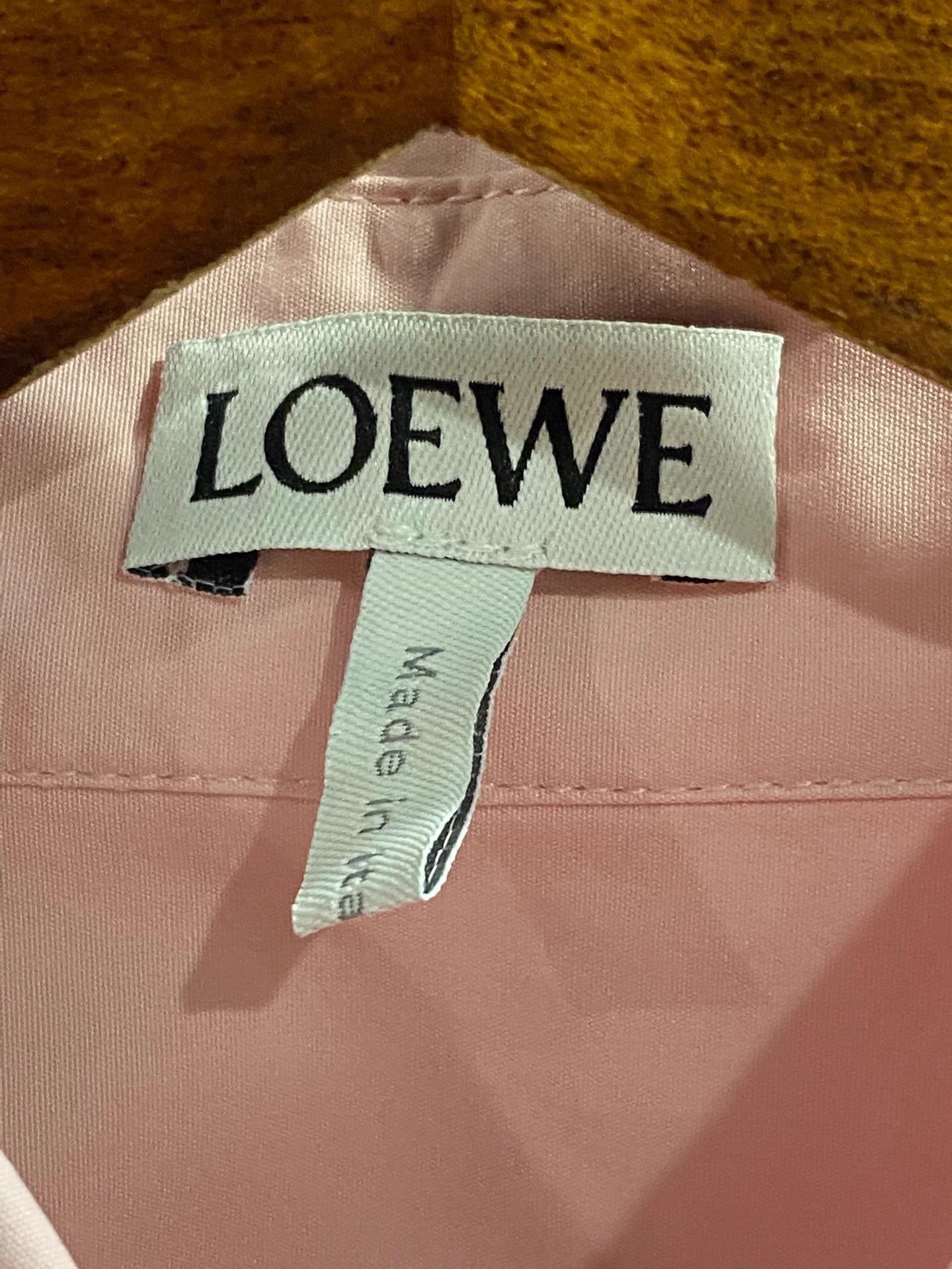 Loewe LOEWE new oversized curved hem shirt 34 Size XS / US 0-2 / IT 36-38 - 3 Thumbnail