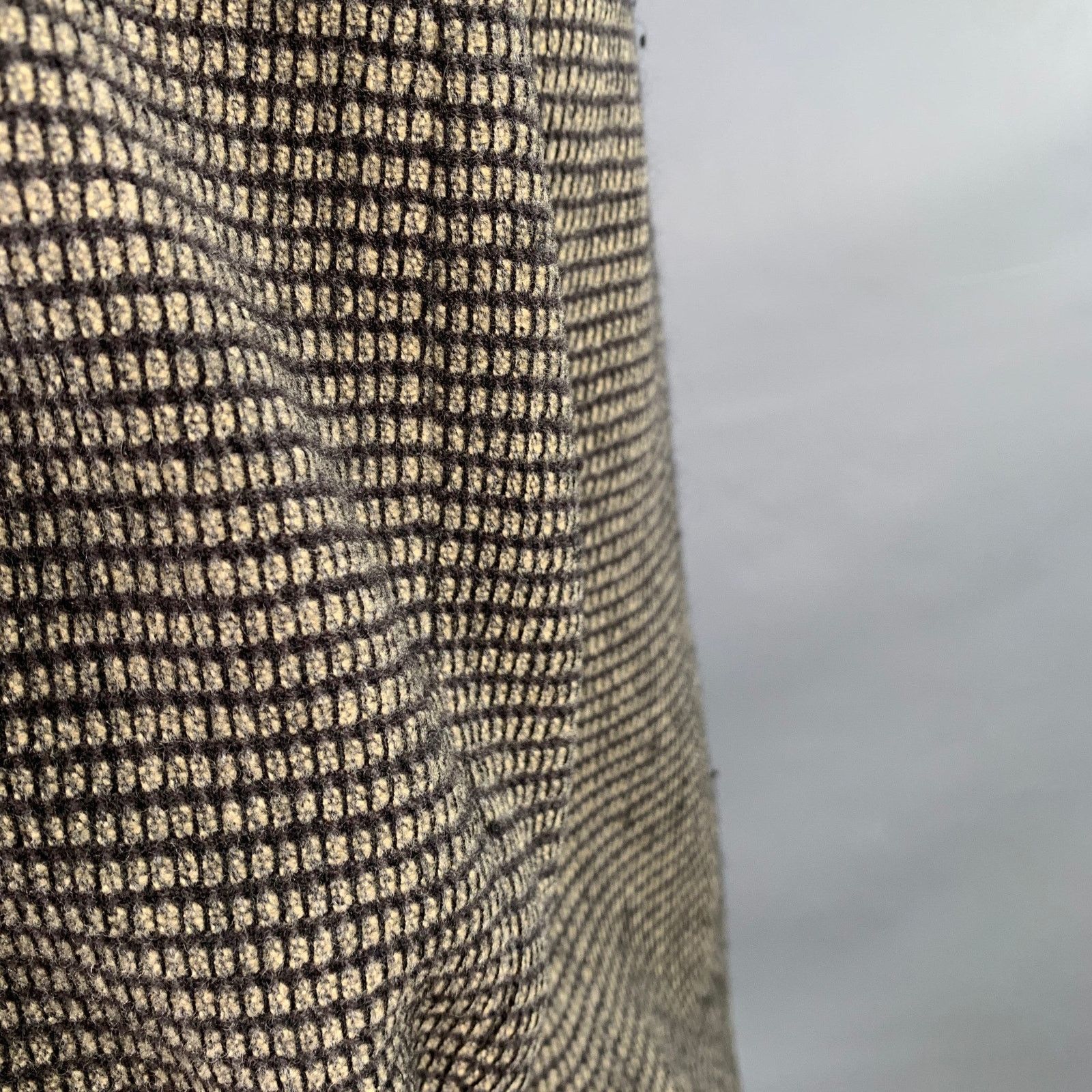 Other Grey Beige Checkered Wool Single Breasted Sport Coat Size 42R - 9 Thumbnail