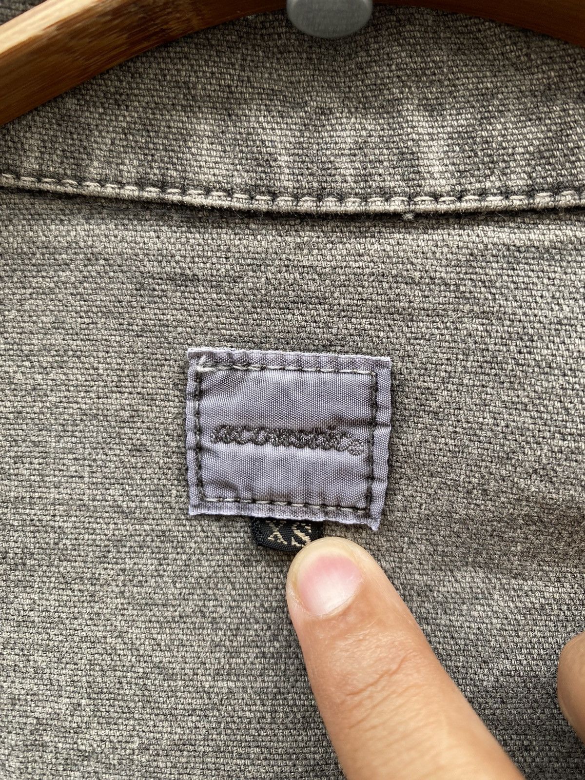 Beauty Beast × Japanese Brand × Vintage Vintage Rare ACOUSTIC Salt & Pepper Duck Chore Jacket Size US S / EU 44-46 / 1 - 3 Thumbnail