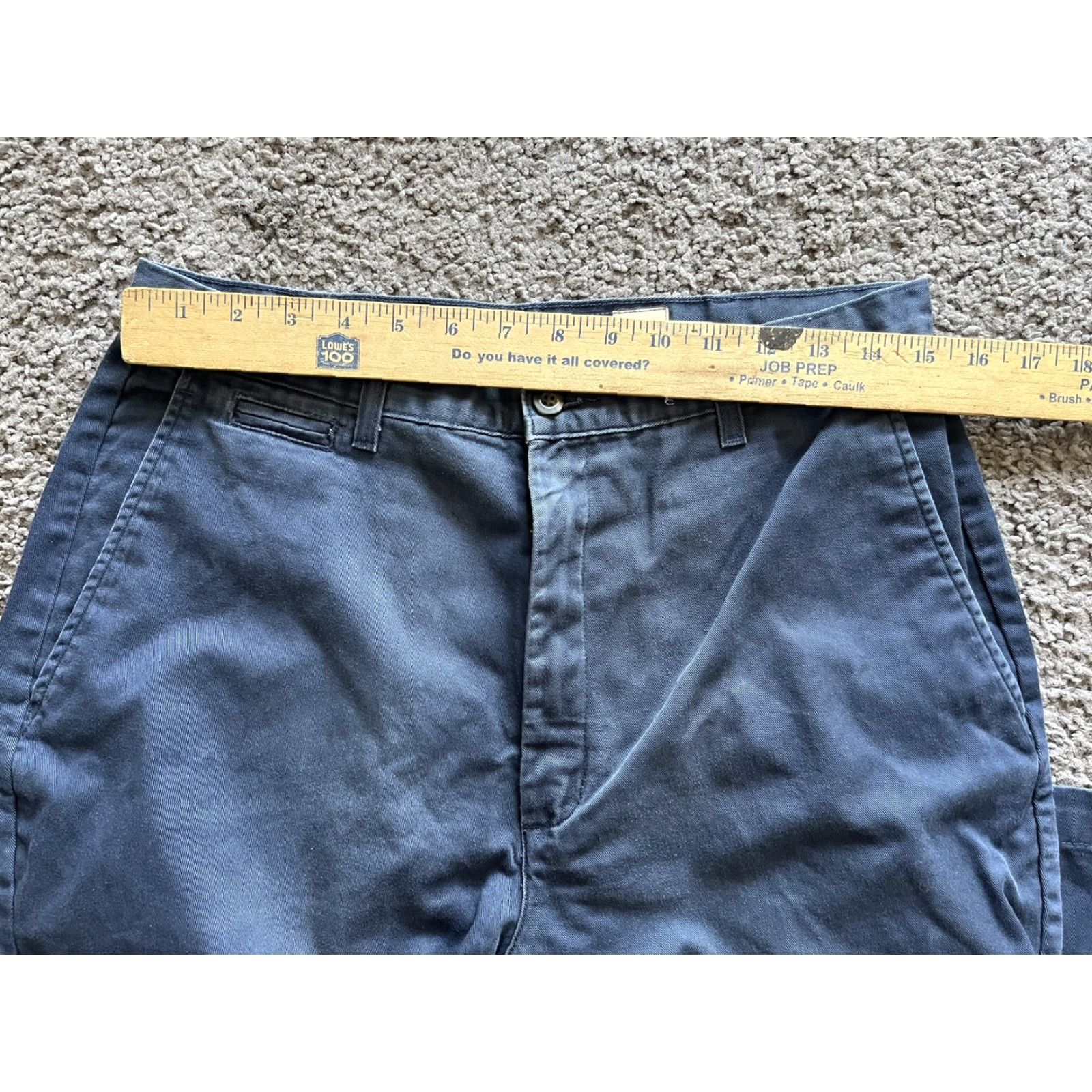 Dockers DOCKERS Pants Chinos Flat Front Navy Blue 30x30 Regular Men Size US 30 / EU 46 - 6 Thumbnail
