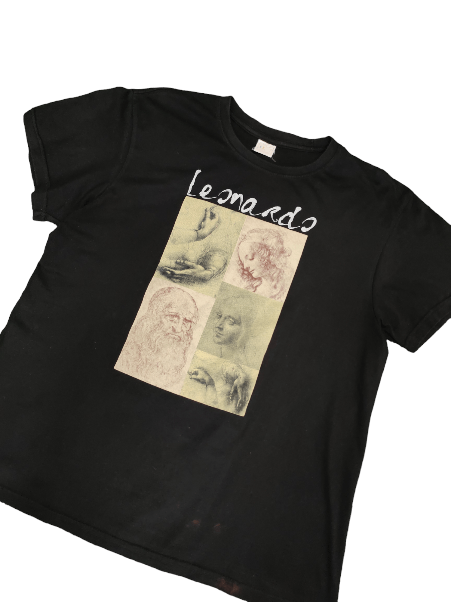 Vintage Vintage Leonardo da Vinci Artwork T-Shirt Size US L / EU 52-54 / 3 - 1 Thumbnail