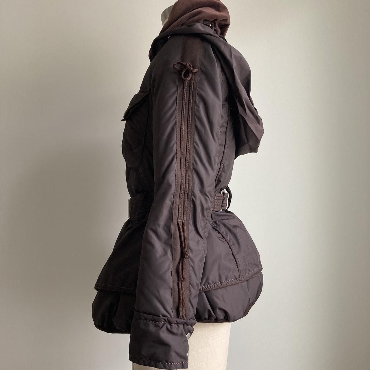 marithe françois girbaud y2k brown puffer coat