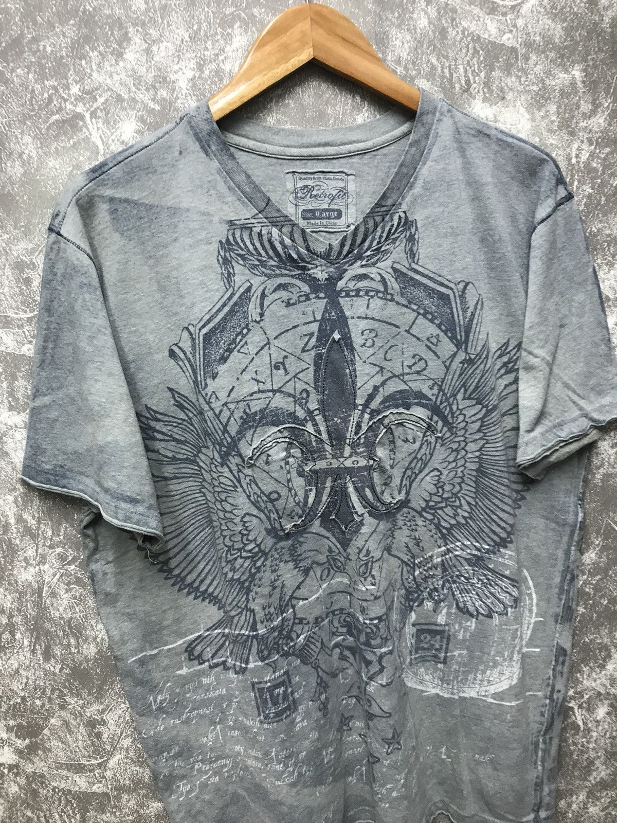 Affliction × Ed Hardy × Southpole Affliction Southpole Garuda Eagles Y2K Graphic Tee Size US L / EU 52-54 / 3 - 5 Thumbnail