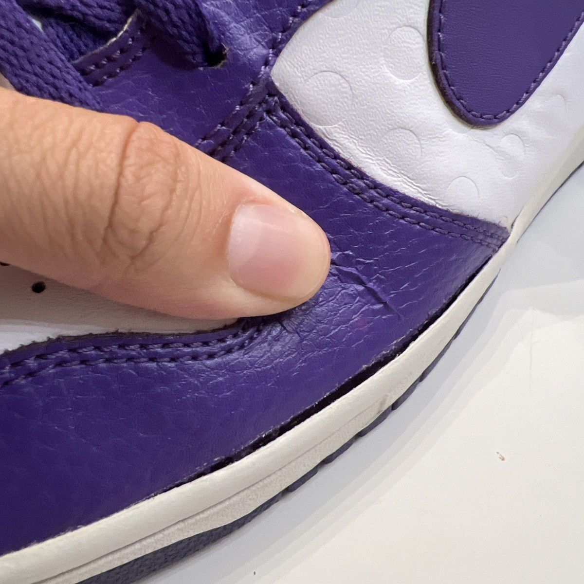 Nike × Vintage Nike Dunk High ‘08 BTTYS - Varsity Purple Size US 11 / EU 44 - 8 Thumbnail
