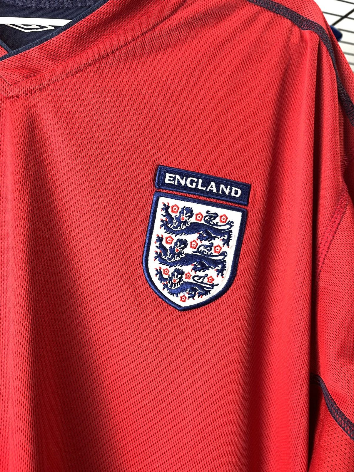 Umbro 2004 Vintage Umbro England Soccer Jersey Two Sides T Shirt Size US XL / EU 56 / 4 - 2 Thumbnail