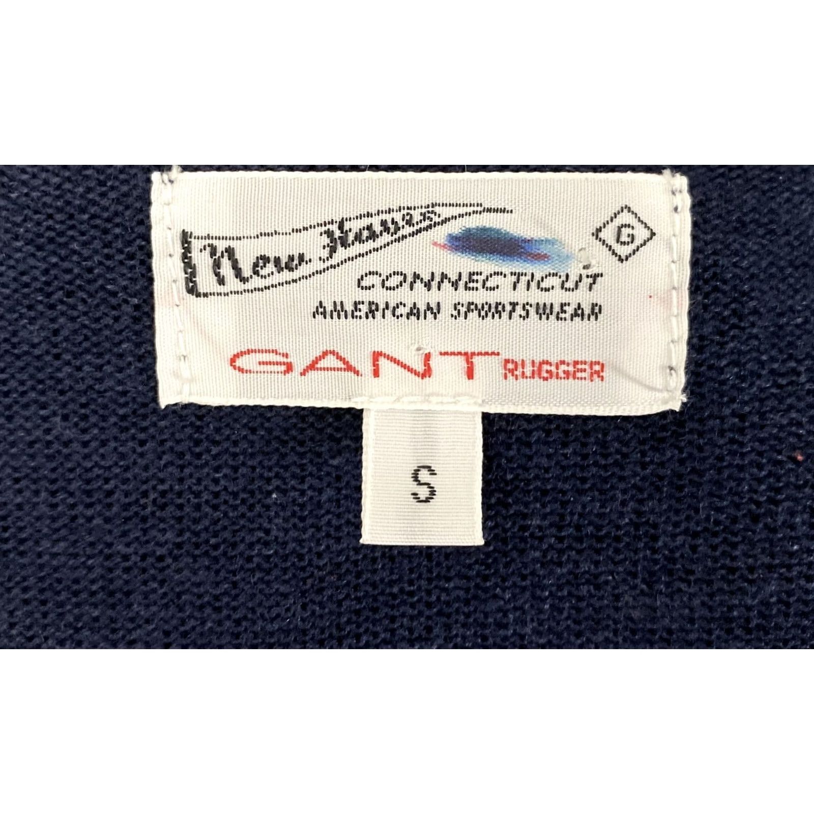 Gant GANT Rugger Cardigan Jumper Blue Linen Viscose Mens Size S Connecticut Size US S / EU 44-46 / 1 - 4 Thumbnail
