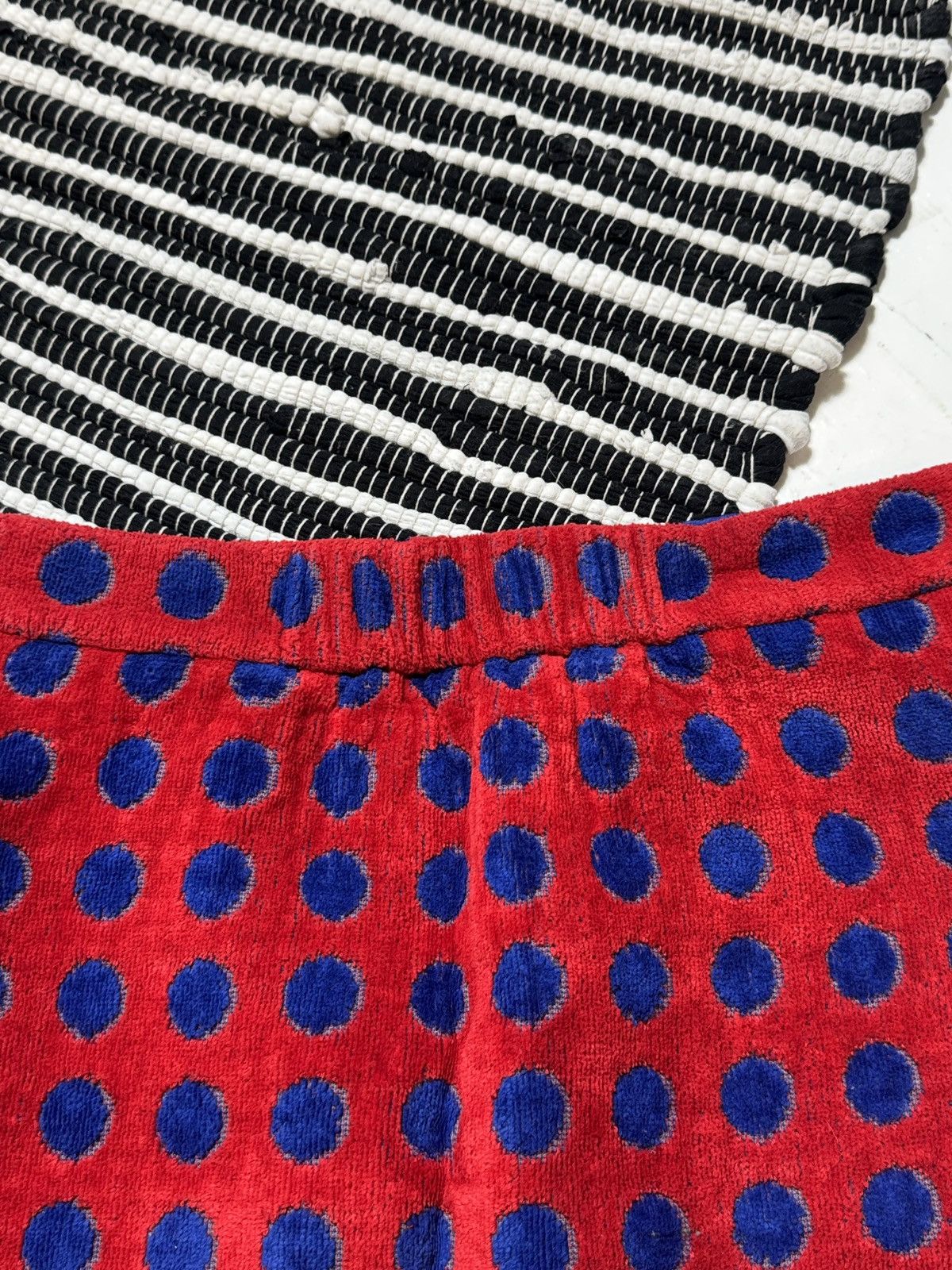 Miu Miu VINTAGE MIU MIU POLKA DOT TERRY MINI SKIRT Size 27" / US 4 / IT 40 - 8 Thumbnail