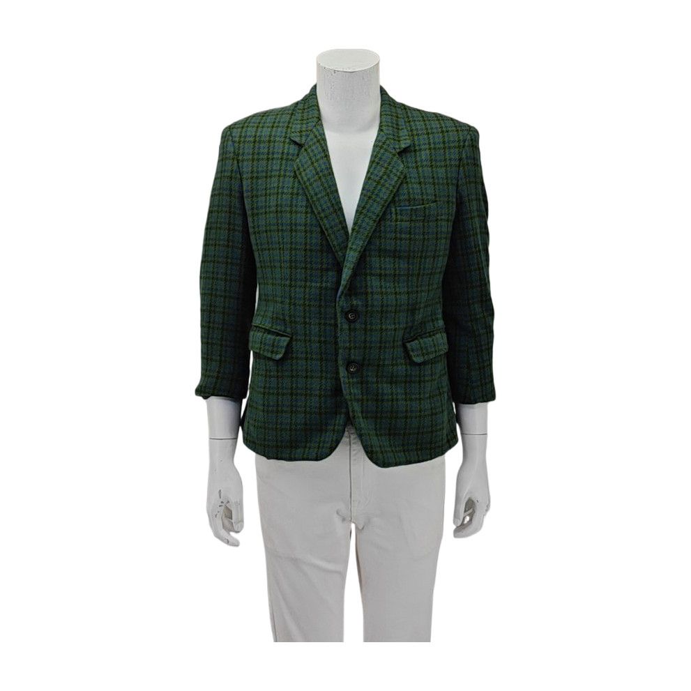Dior Dior Checkered Wool Blazer 36R Size 36R - 1 Thumbnail