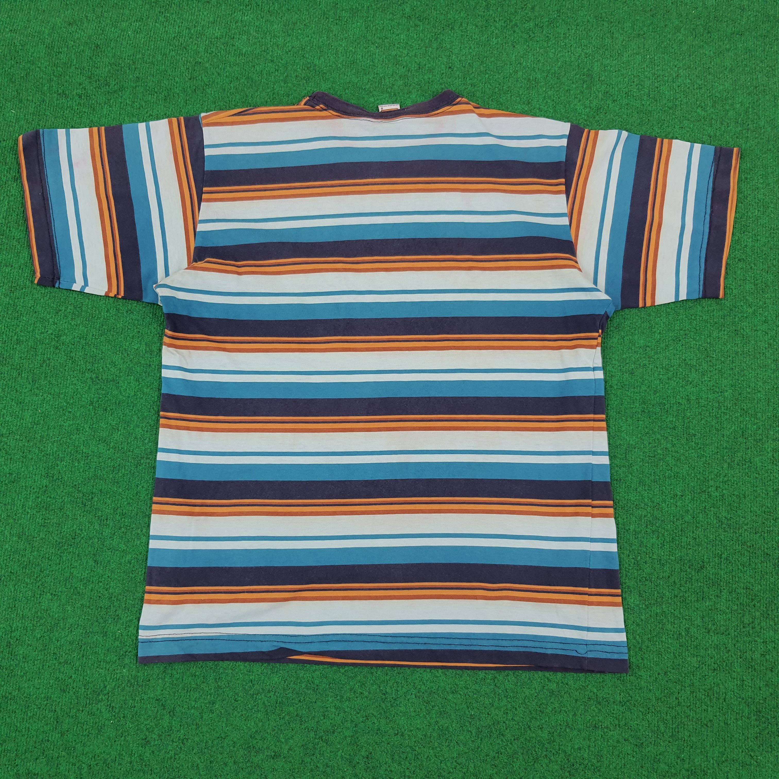 Hang Ten × Vintage Vintage Hang Ten Stripes Tshirt Size US L / EU 52-54 / 3 - 3 Thumbnail
