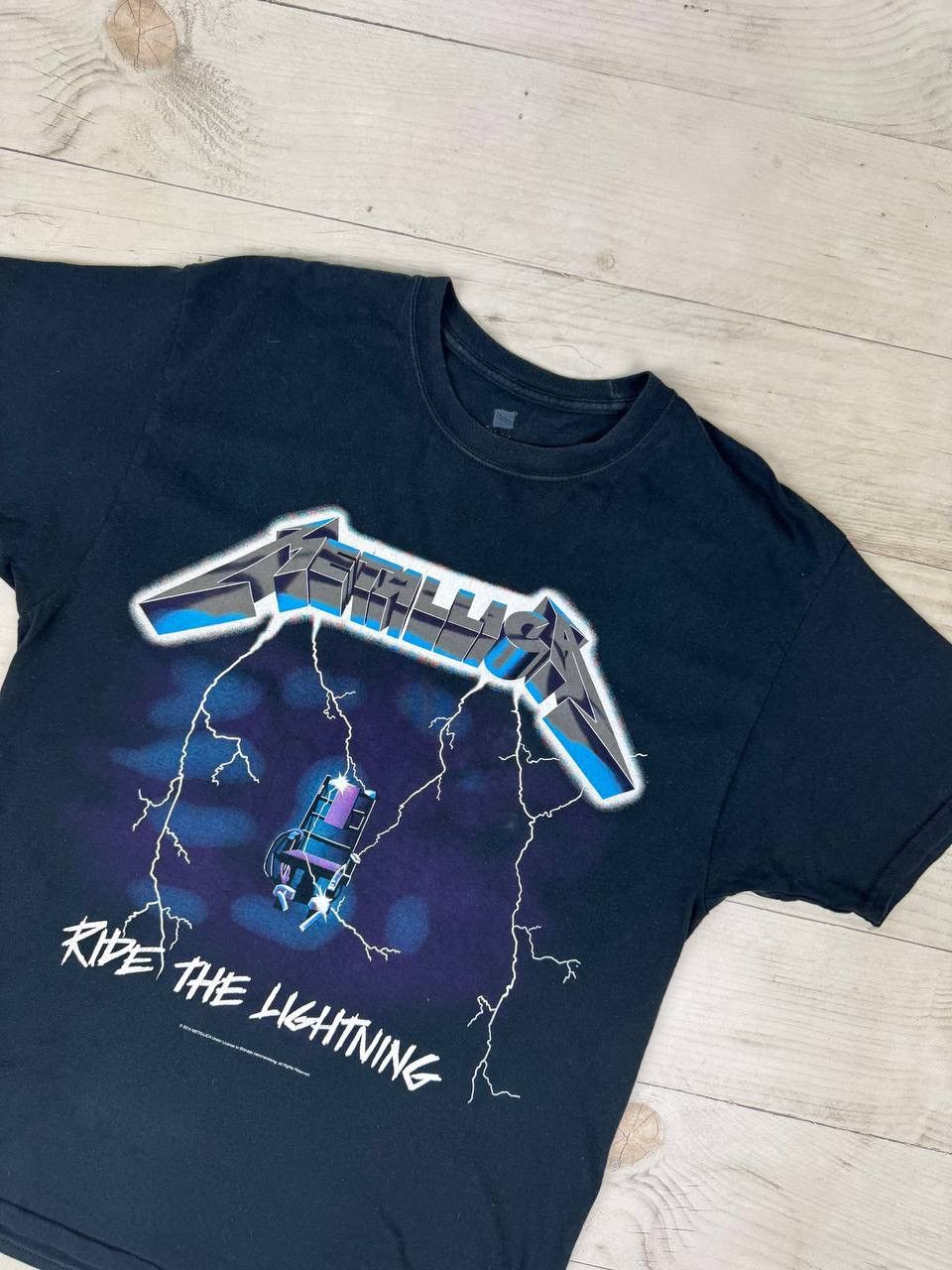 Band Tees Metallica Ride The Lightning 2010 T- Shirt Size US L / EU 52-54 / 3 - 3 Thumbnail