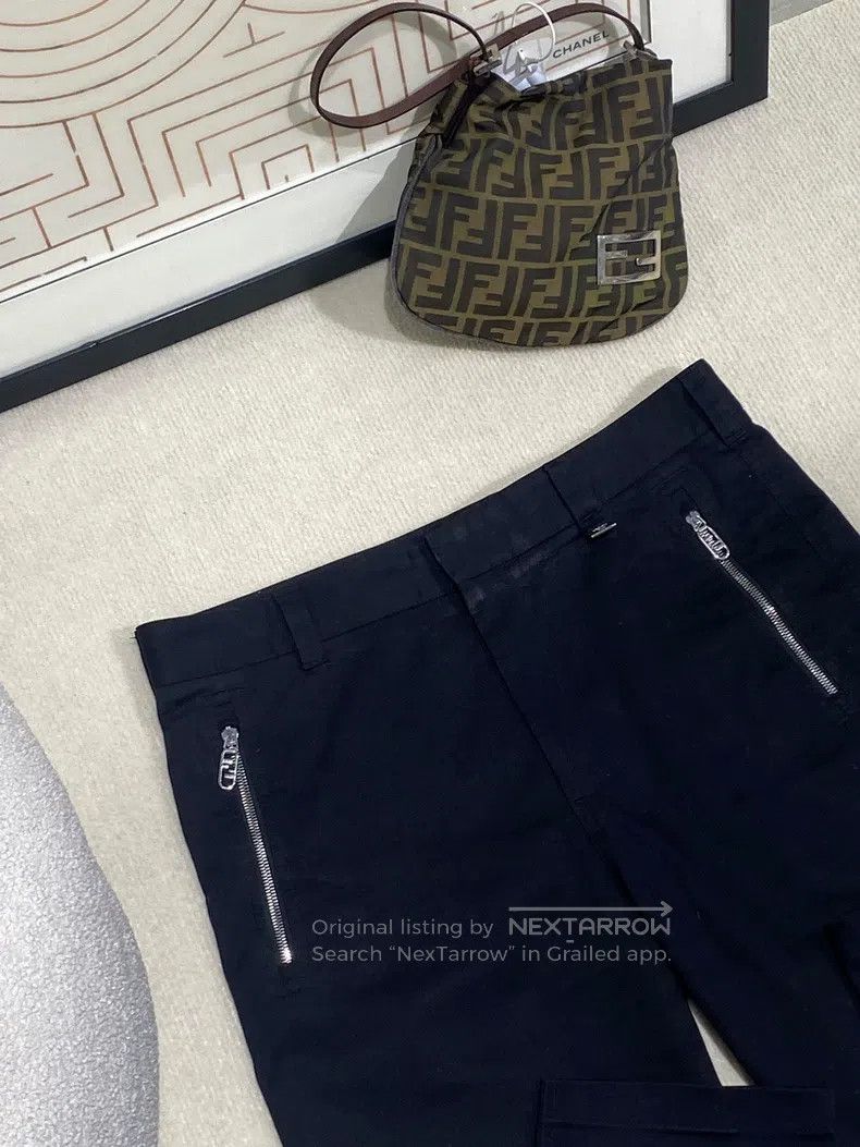Fendi Fendi Black zippered pocket long pants Size US 36 / EU 52 - 5 Thumbnail