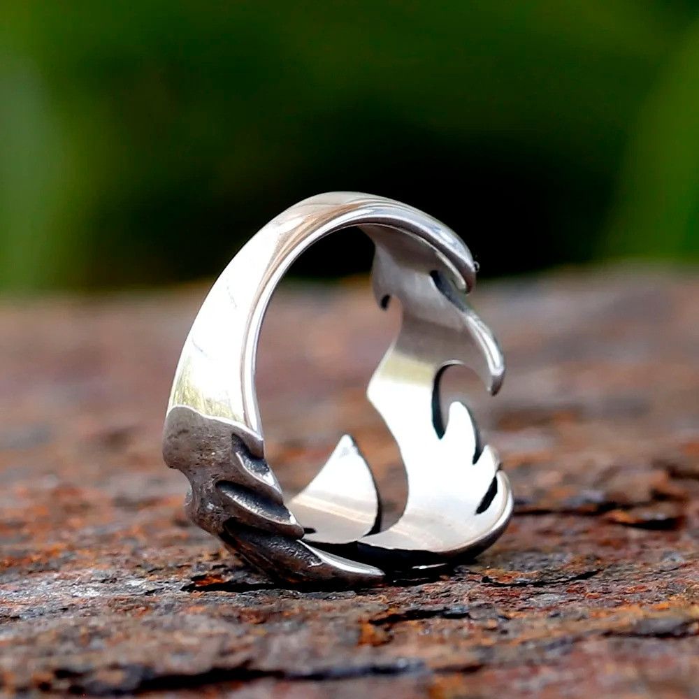 Jewelry Flame Ring Streetwear Jewelry Fashion Gift Size ONE SIZE - 4 Thumbnail