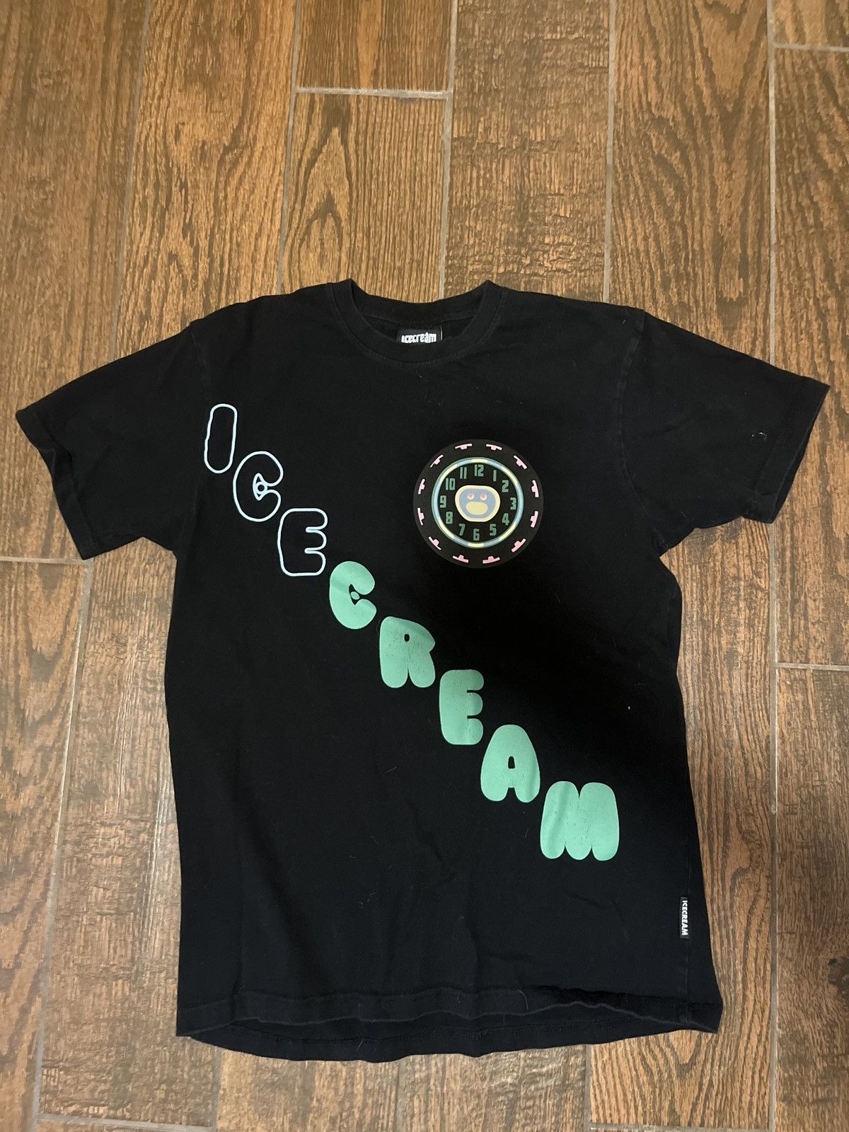 Icecream Icecream Clock Face Tee Size US M / EU 48-50 / 2 - 1 Thumbnail